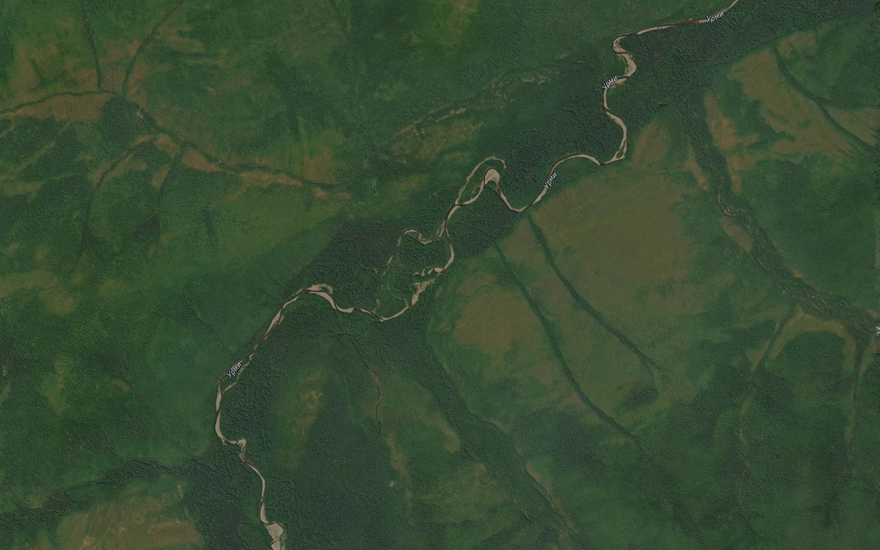 Satellite map of the Chegen