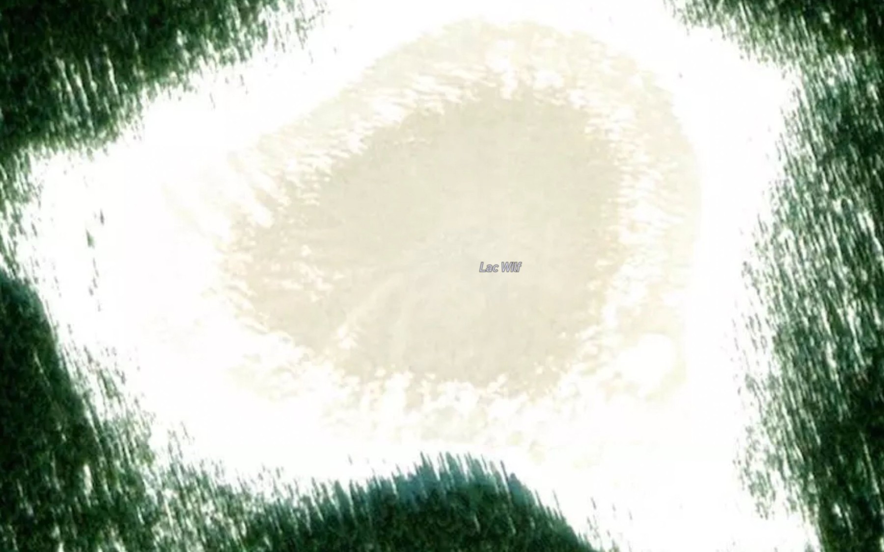 Satellite map of the Lac Wilf