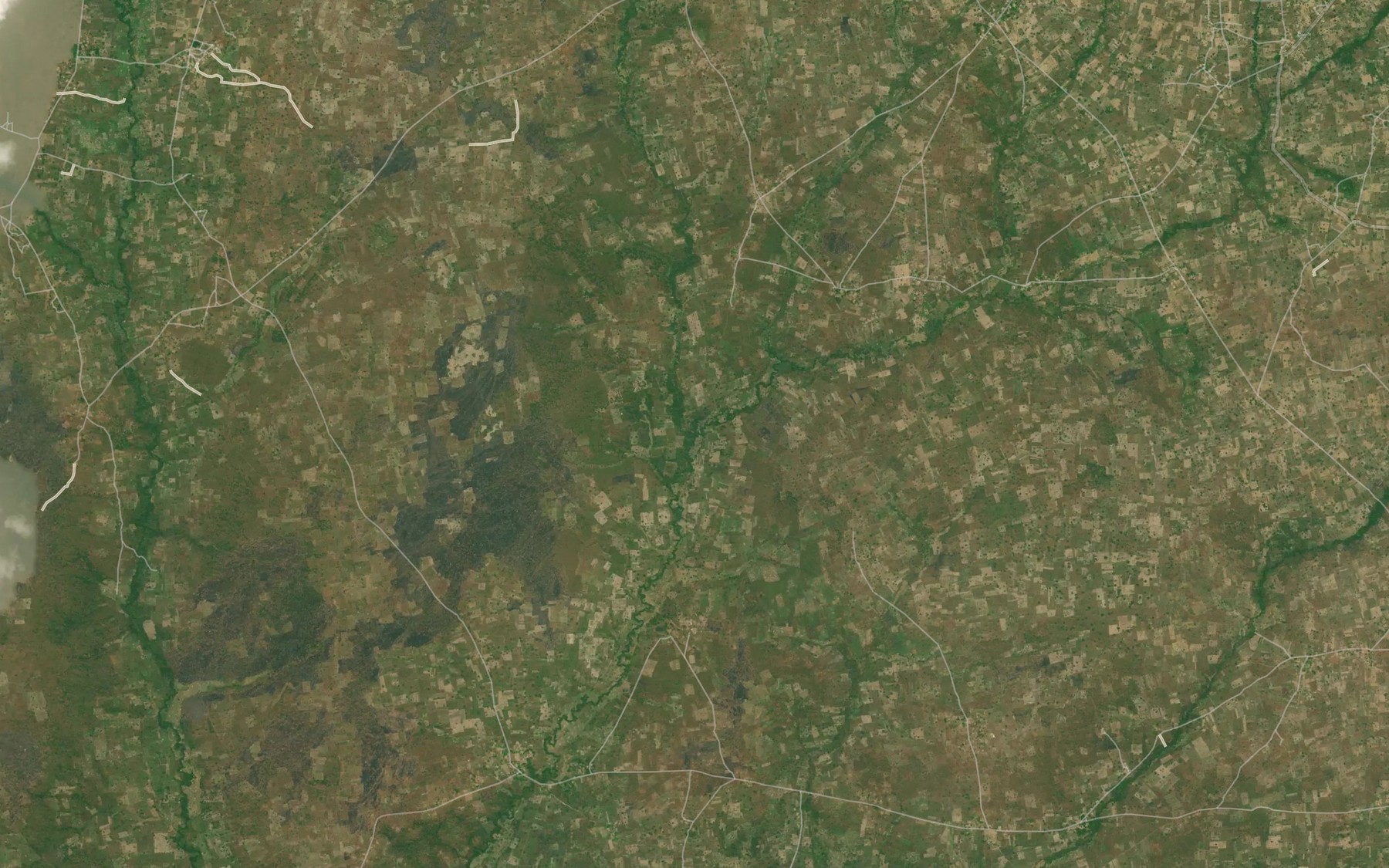 Satellite map of the River Vakange