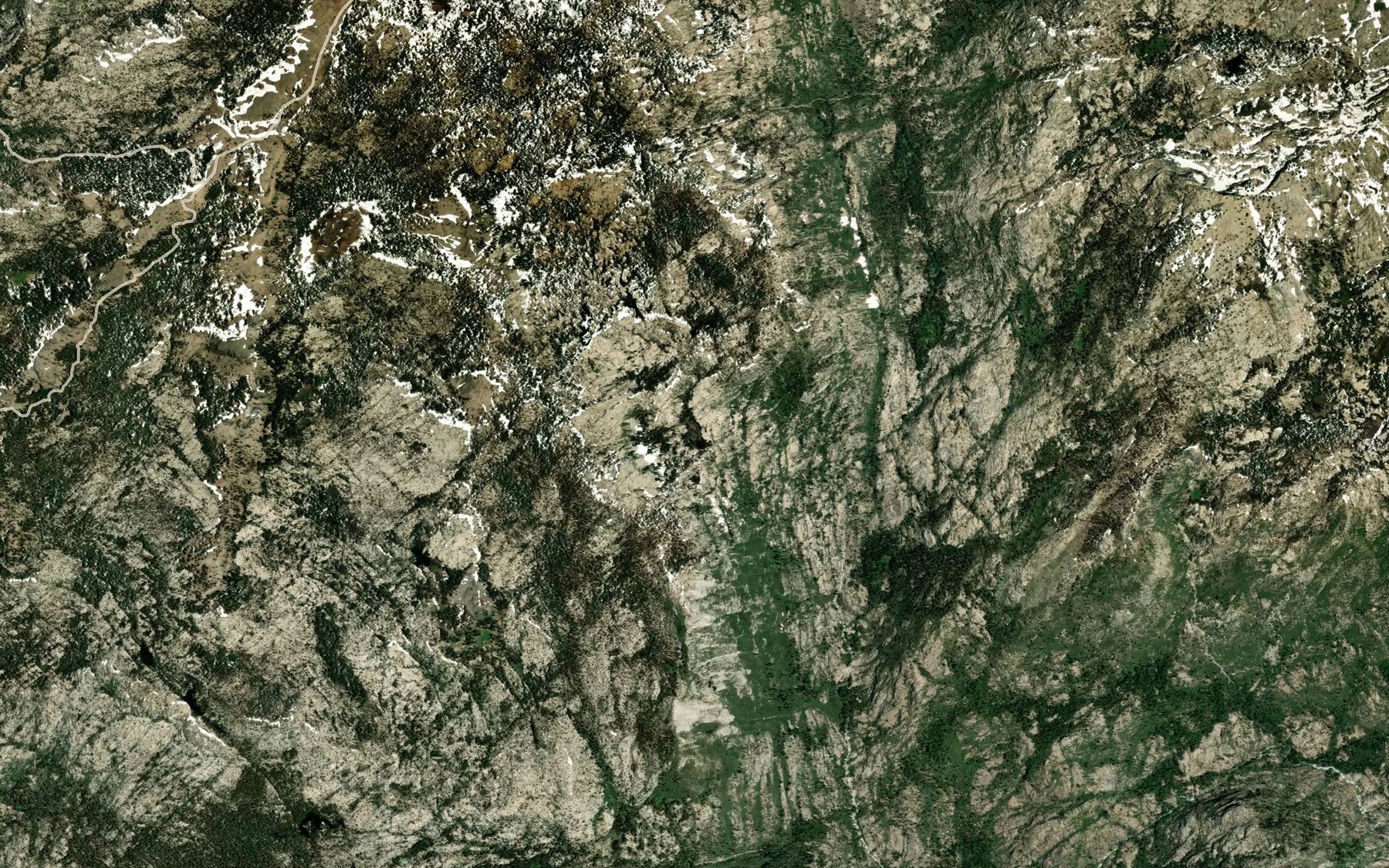 Satellite map of the Lower Beebe Lake