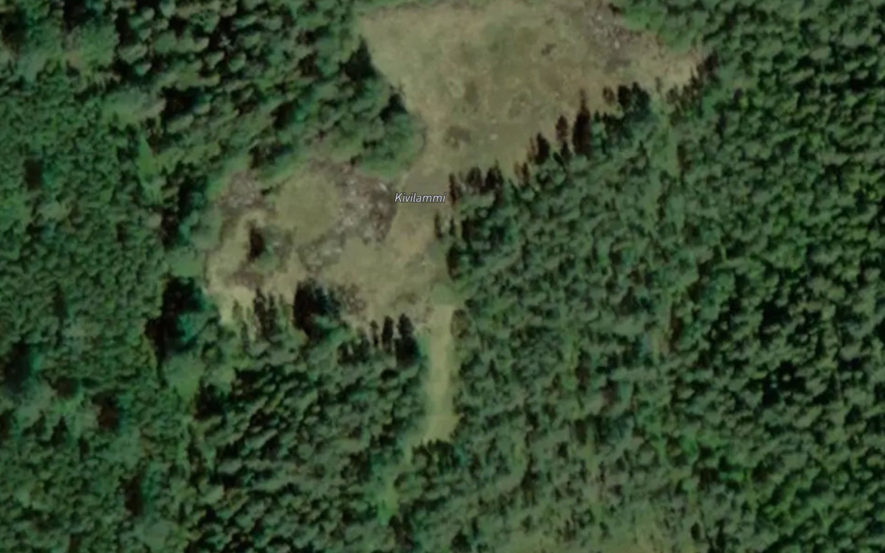 Satellite map of the Kivilammi