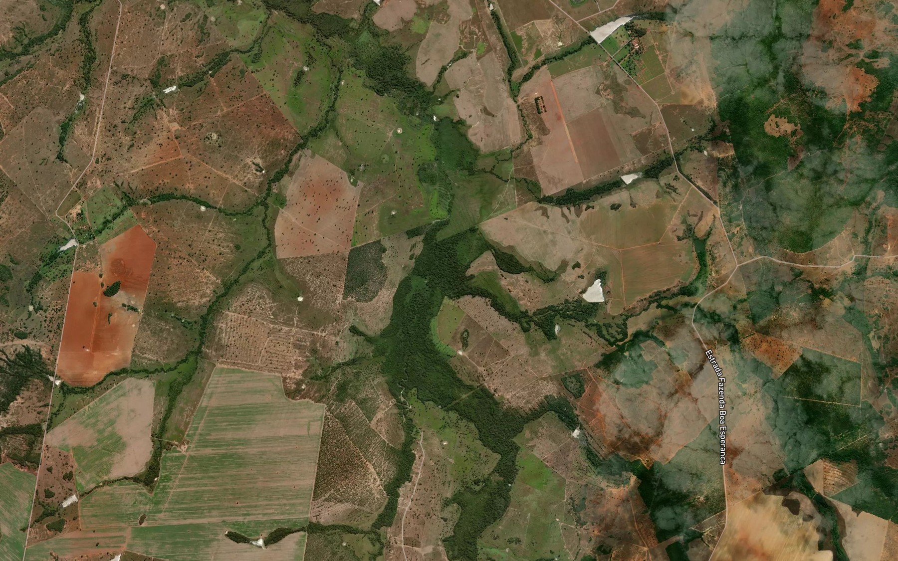 Satellite map of the Corrego Jatoba