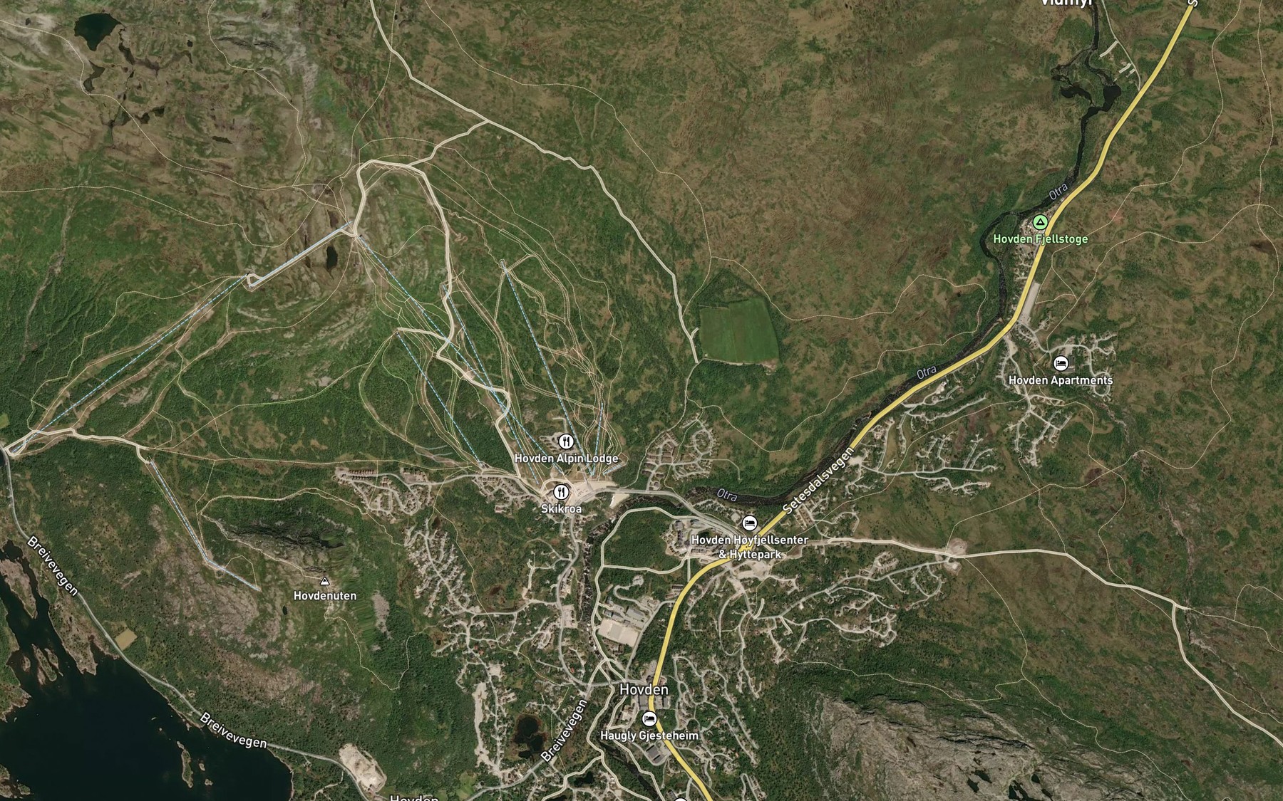 Satellite map of the Finnstoylbekken