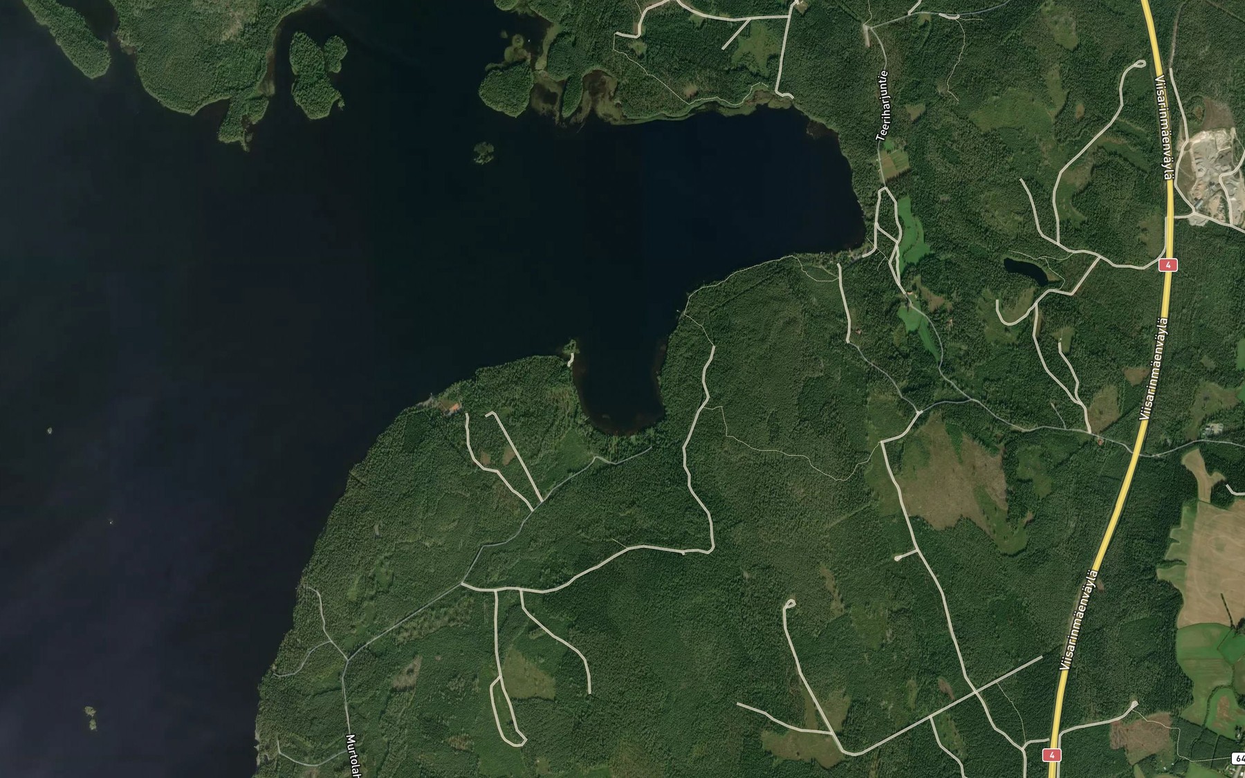 Satellite map of the Murtolahti