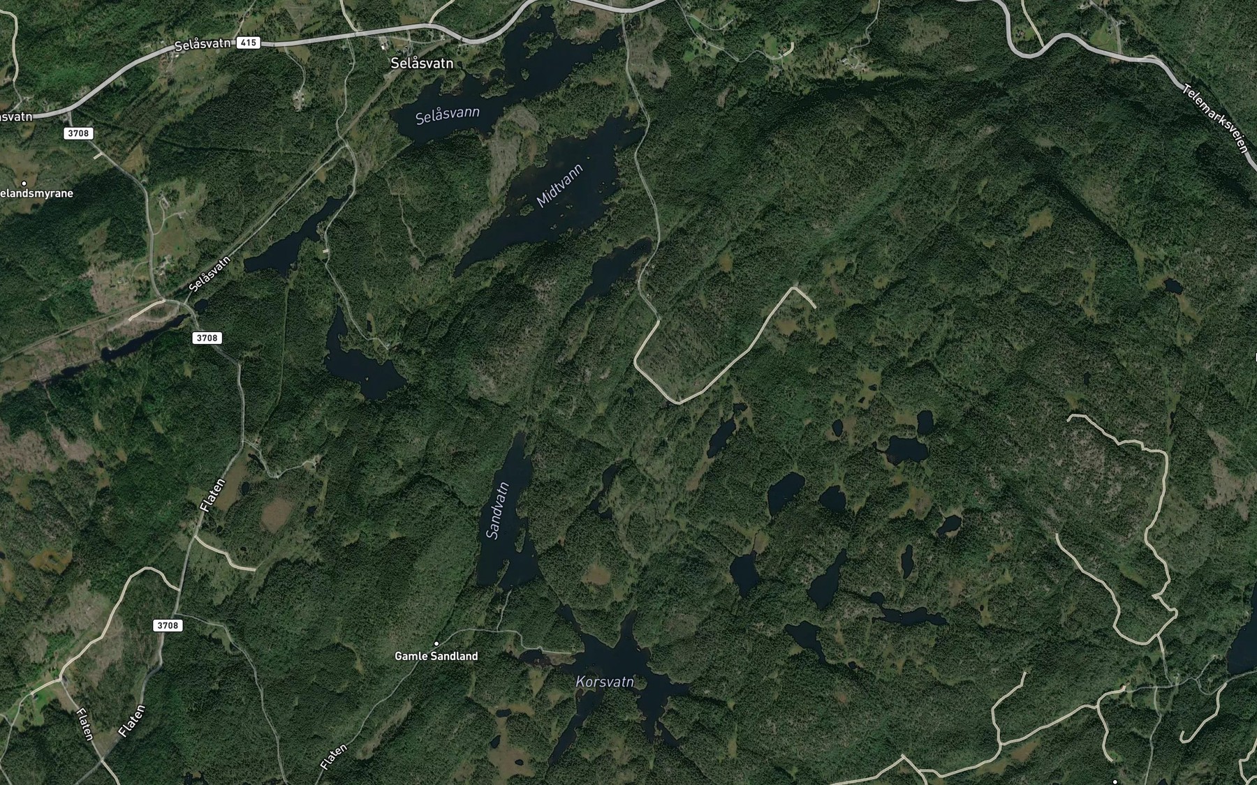 Satellite map of the Flygopptjenn