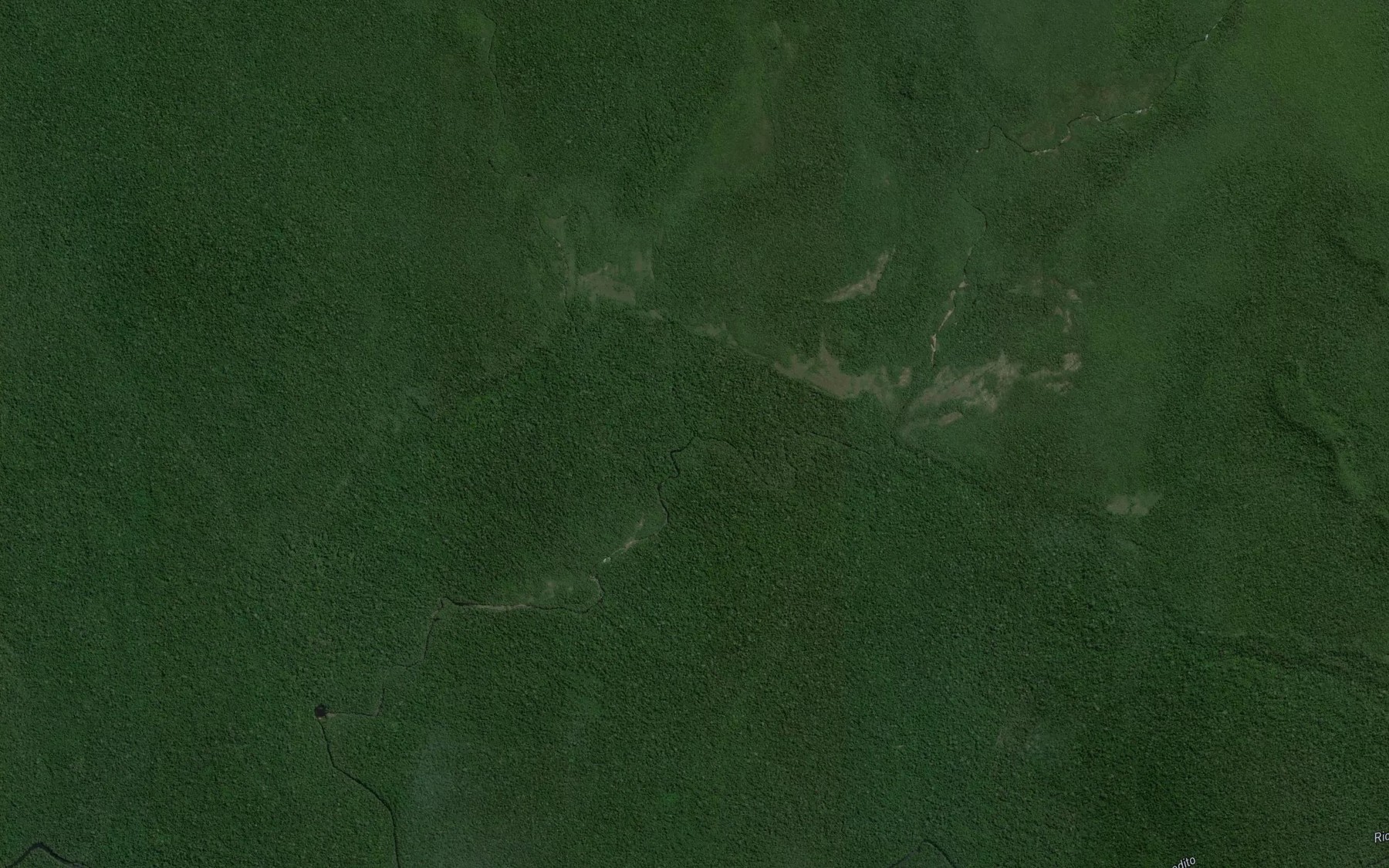 Satellite map of the Corrego Vertente da Serra