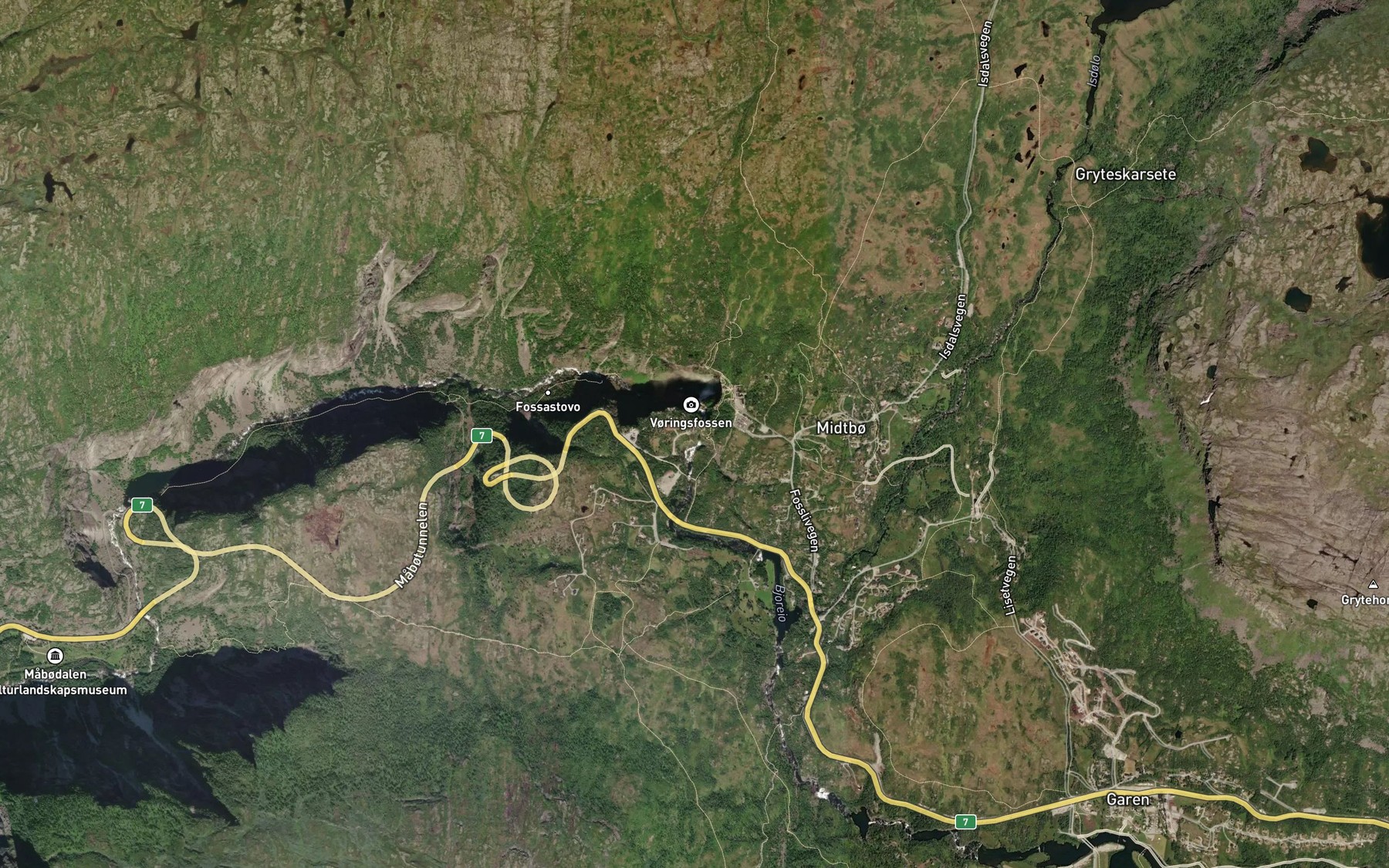 Satellite map of the Fossatrommi