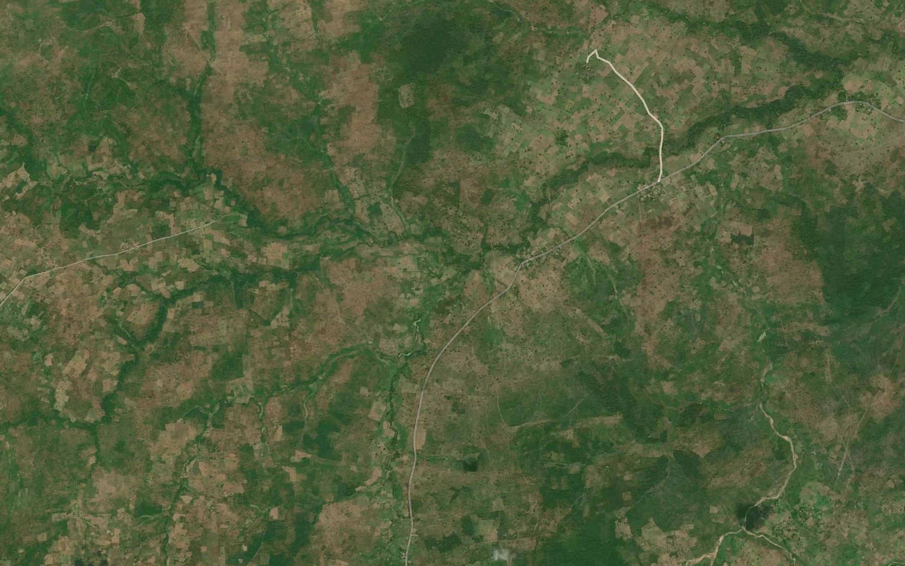 Satellite map of the River Atukwasa
