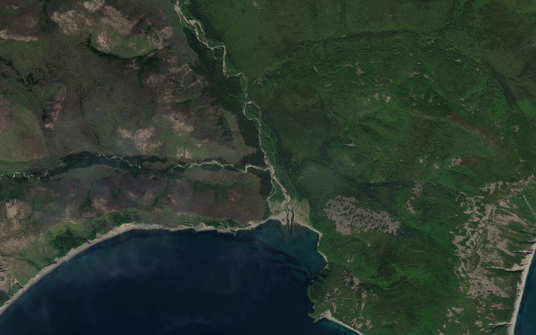 Satellite map of the Birandya