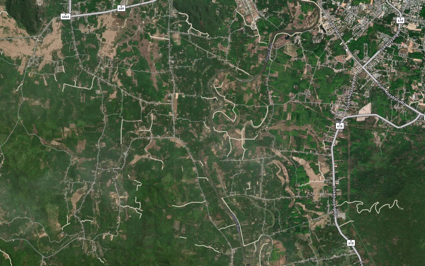 Satellite map of the Khlong Lek