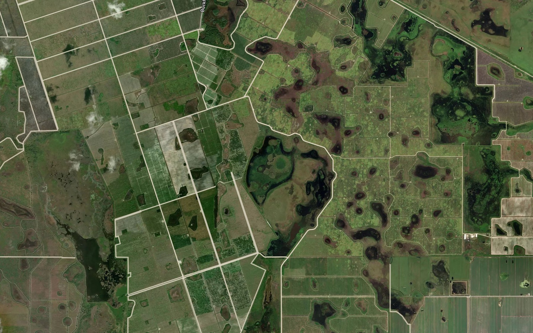 Satellite map of the Pitman Bay