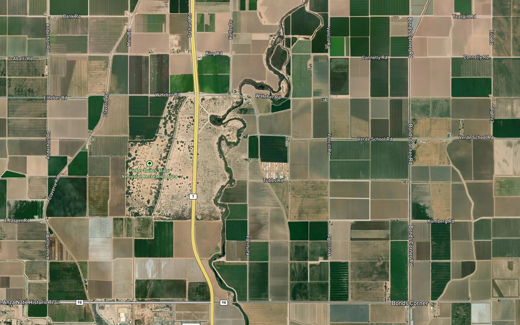 Satellite map of the Hemlock Lateral Two B