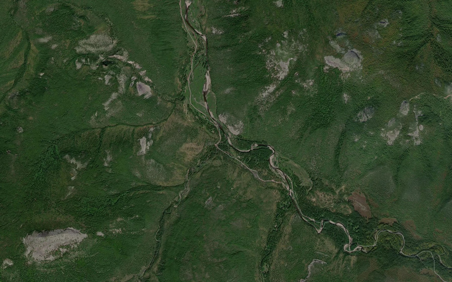 Satellite map of the Burunduchnyy