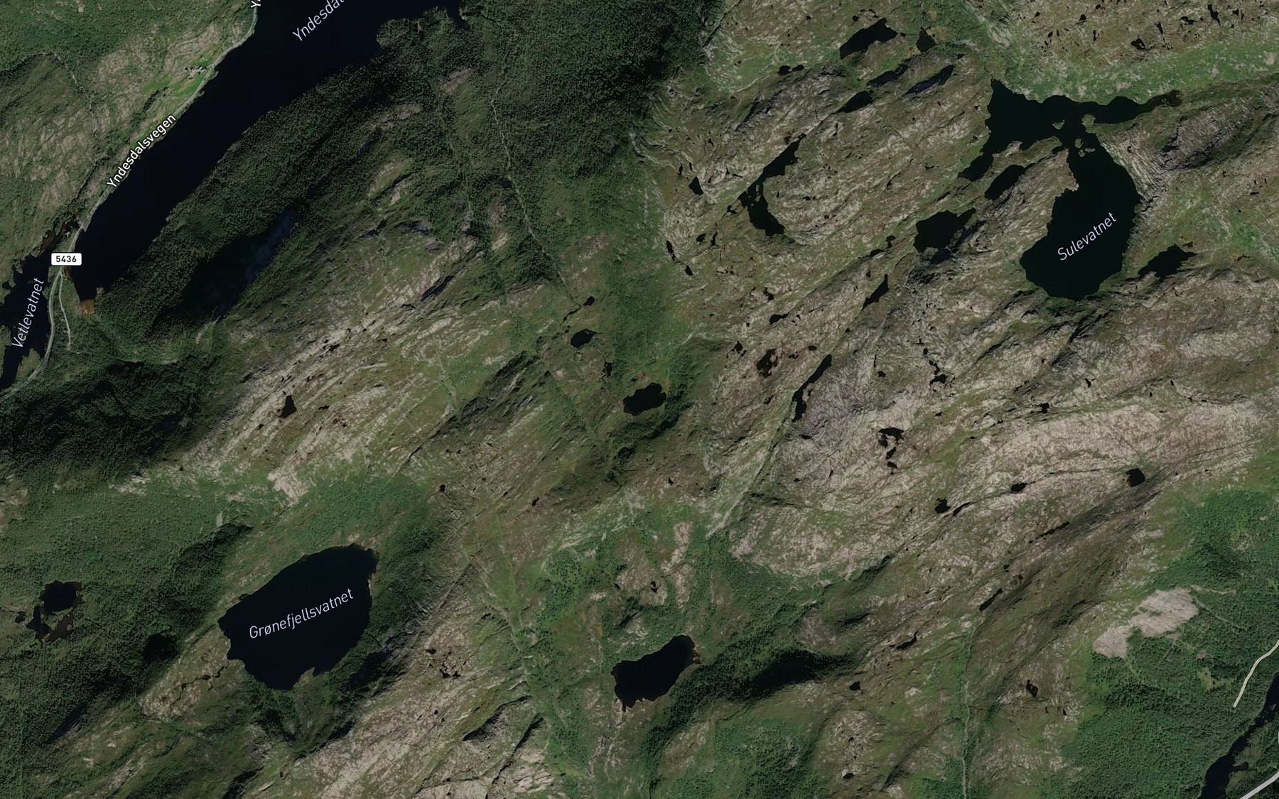 Satellite map of the Skartjorna