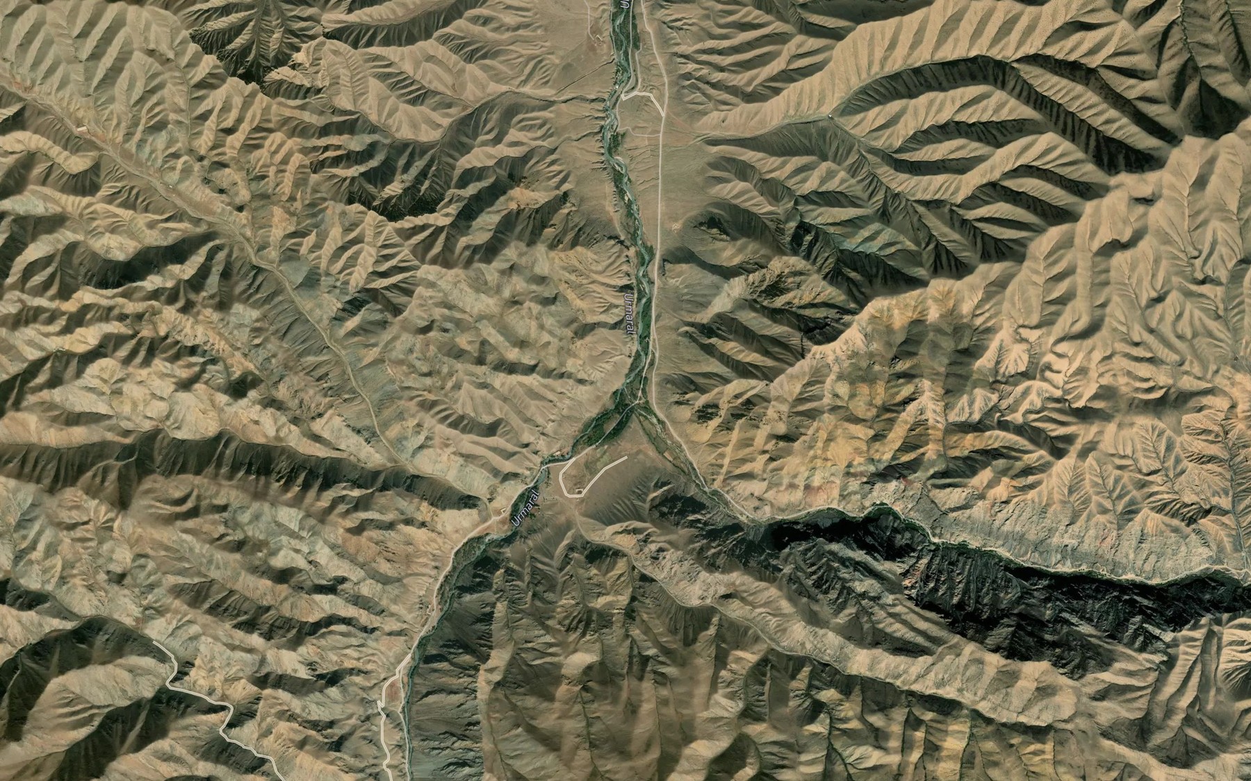 Satellite map of the Karagain