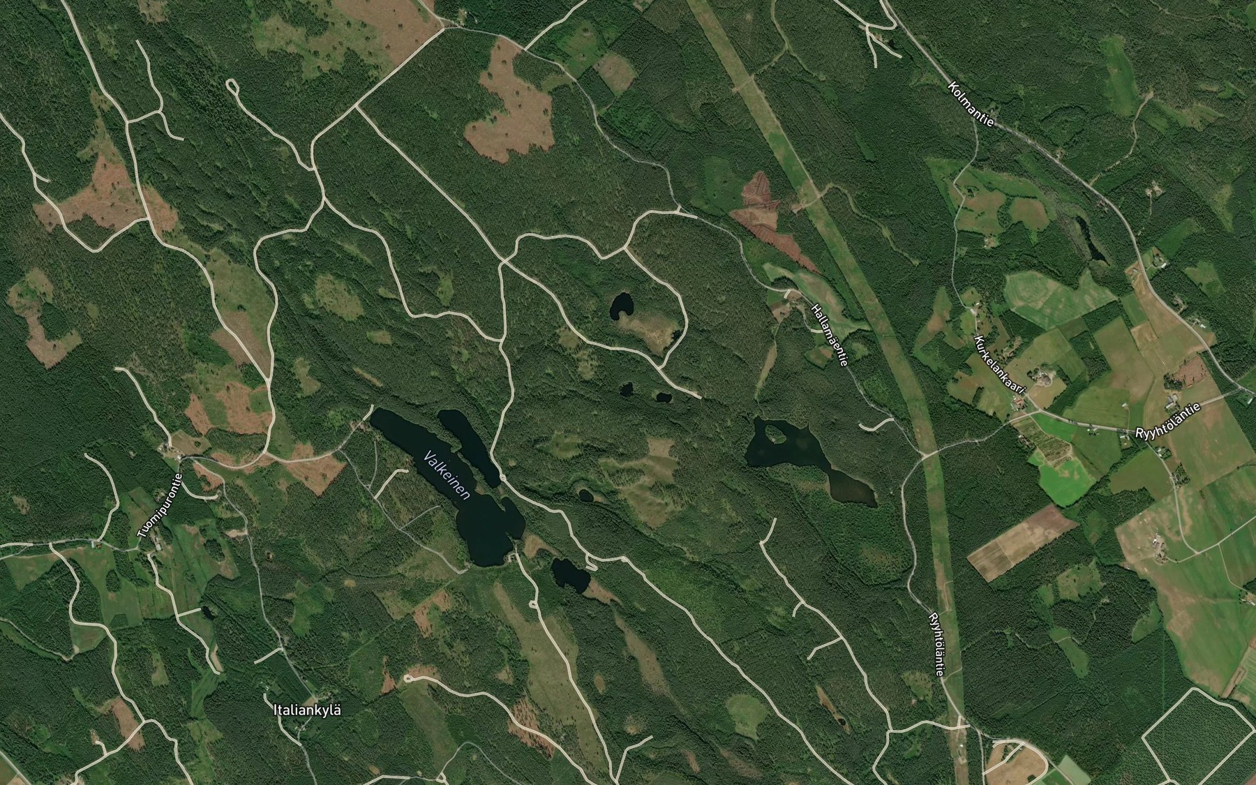 Satellite map of the Harkapadat