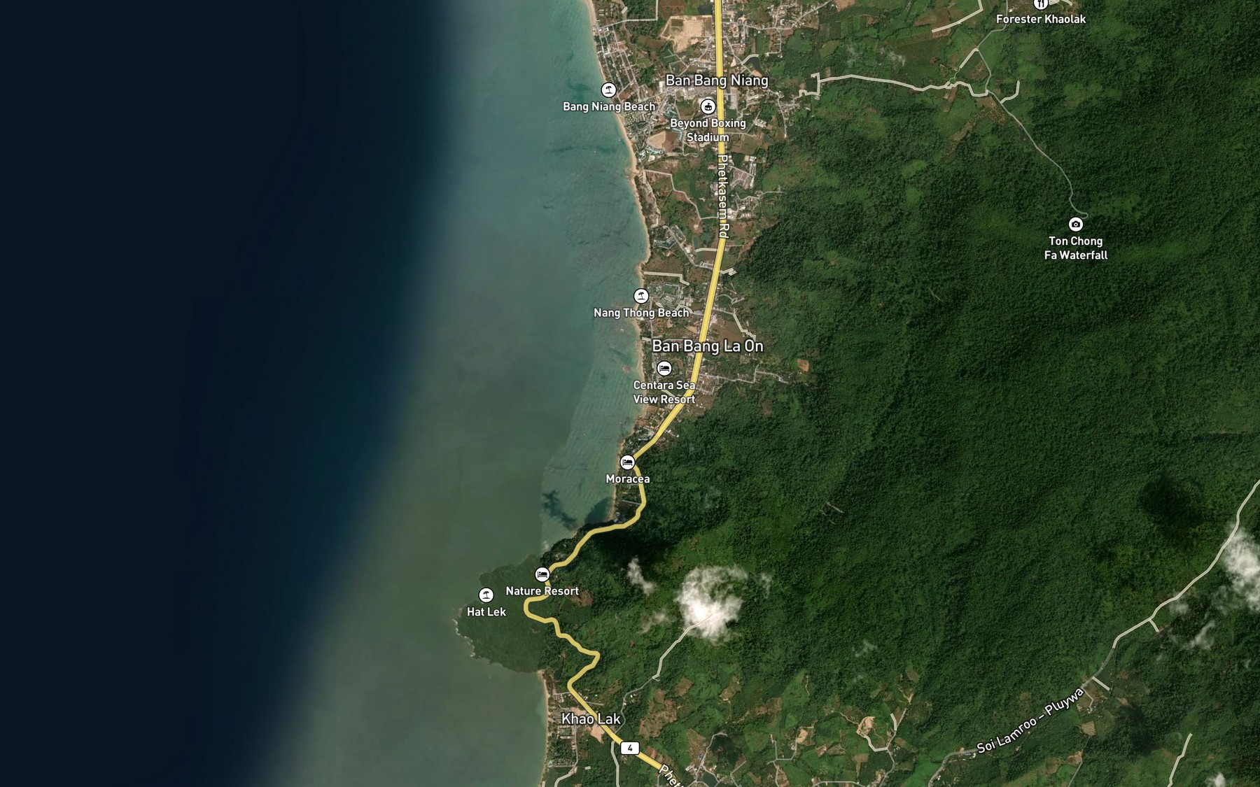 Satellite map of the Ao Ang Thong