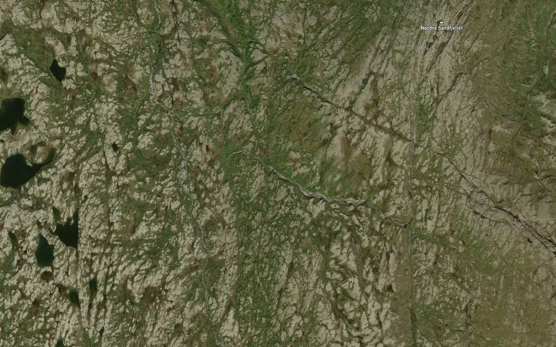 Satellite map of the Skrammelbekken