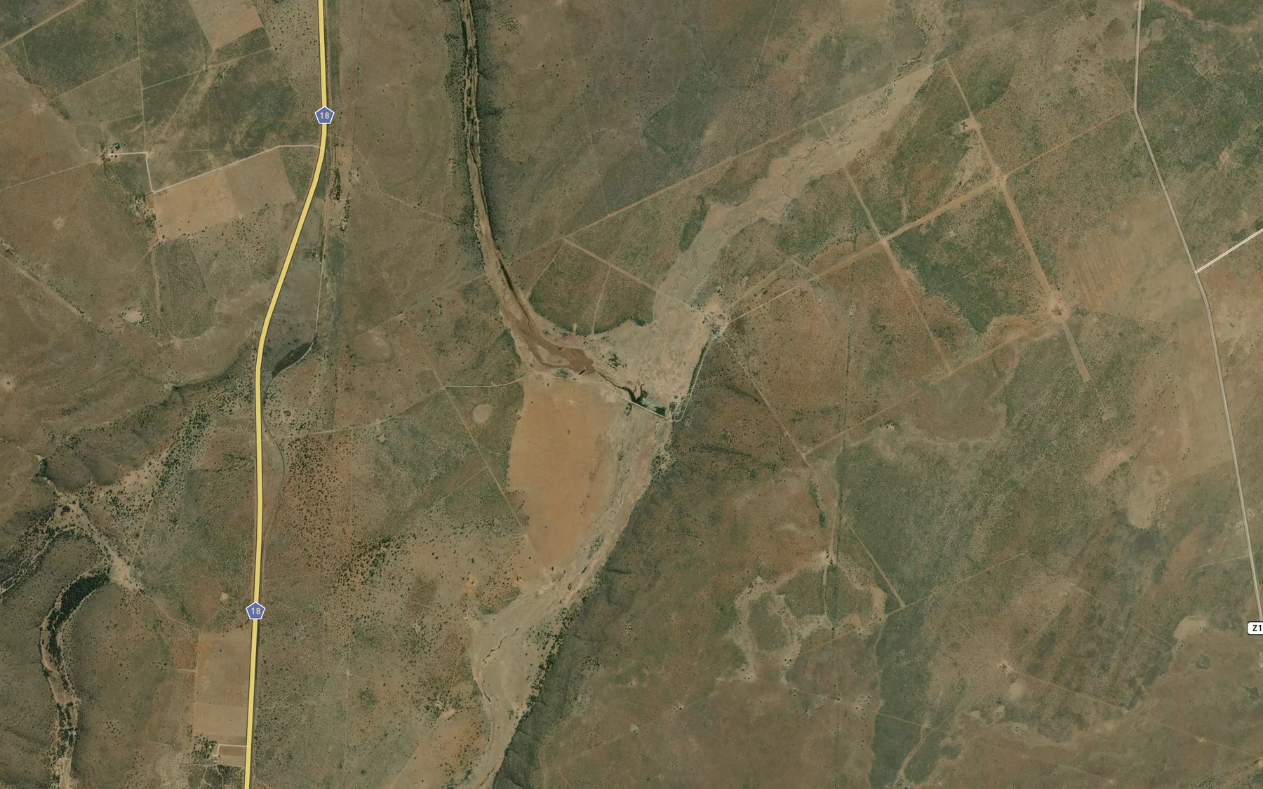 Satellite map of the Losase