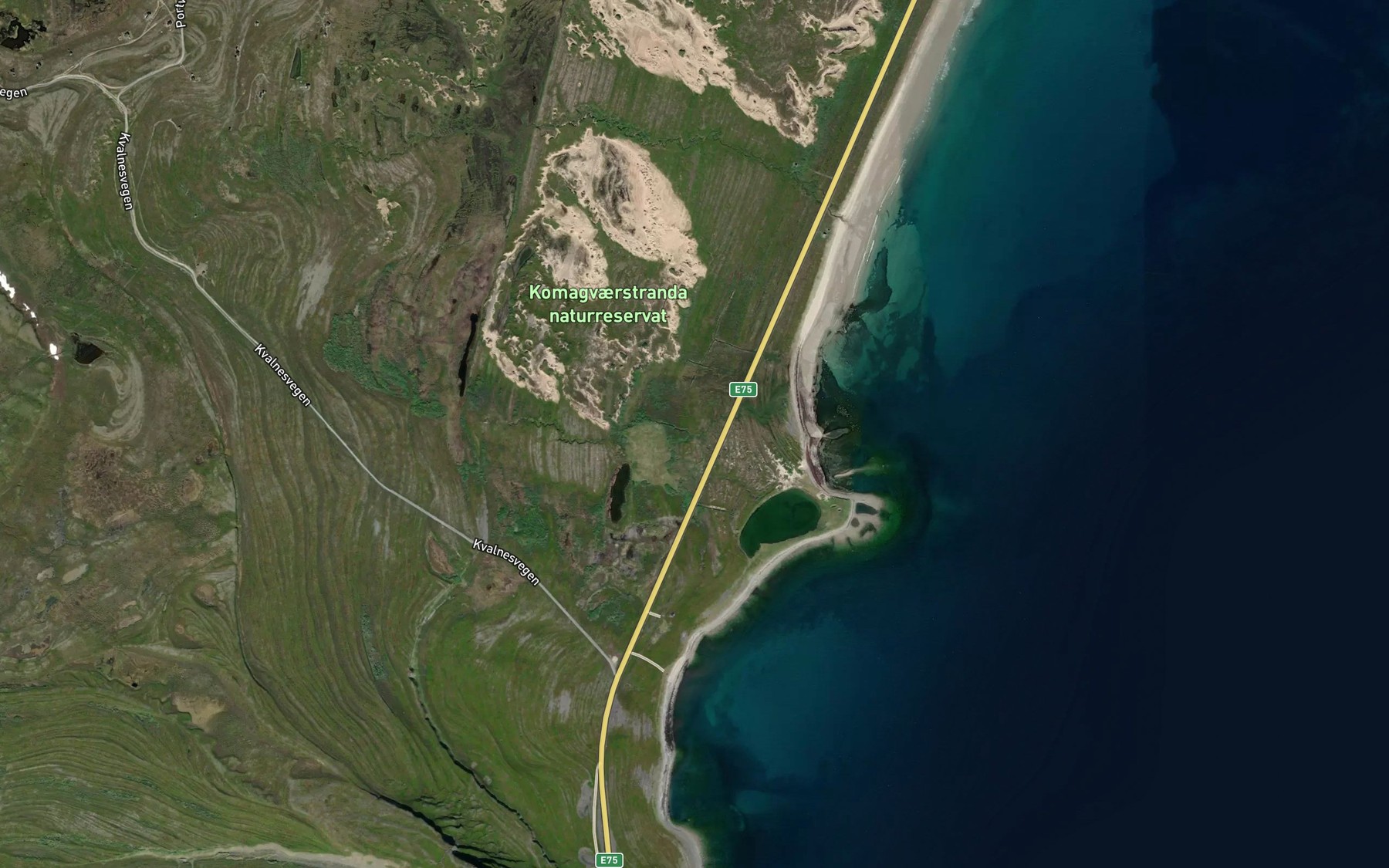 Satellite map of the Pakolabuktbekken