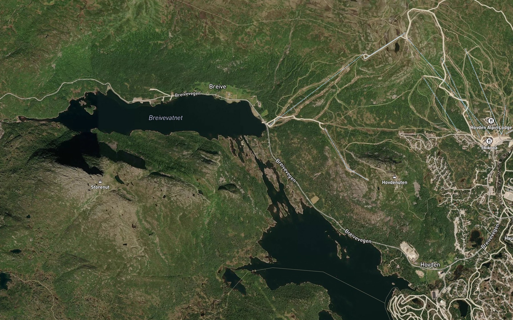 Satellite map of the Kanalen