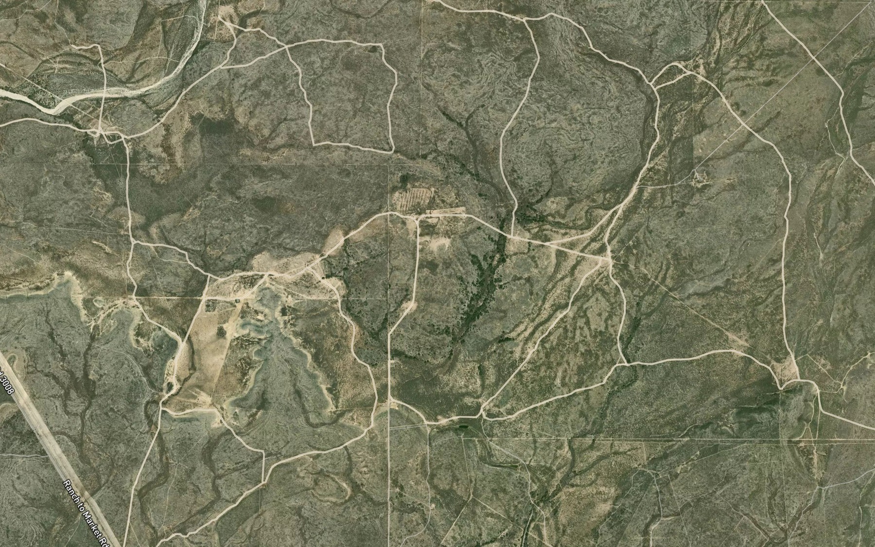 Satellite map of the Pecan Springs