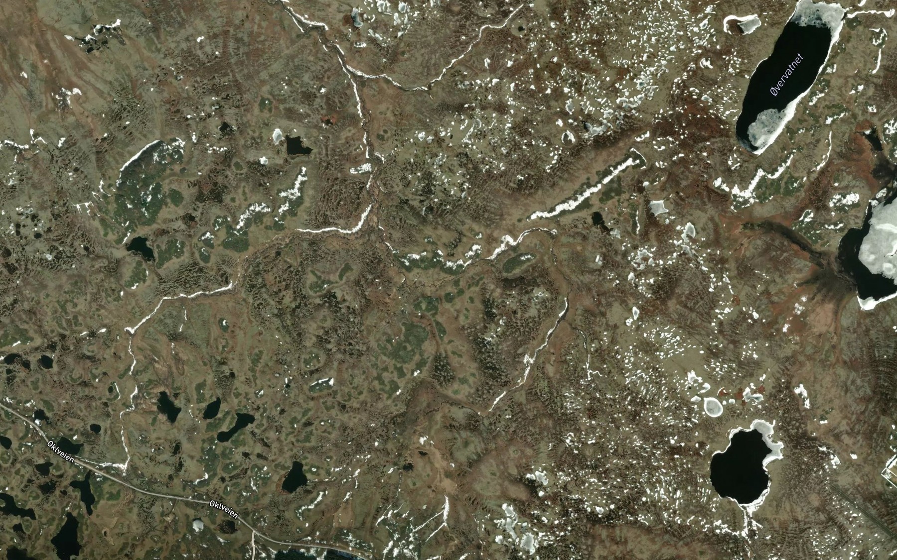 Satellite map of the Laegdsrabekken