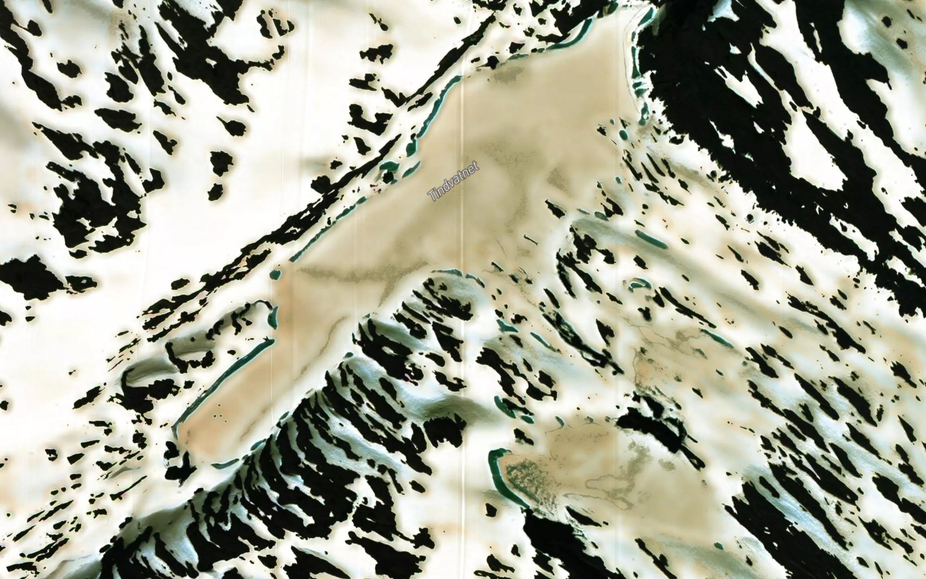 Satellite map of the Tindvatnet