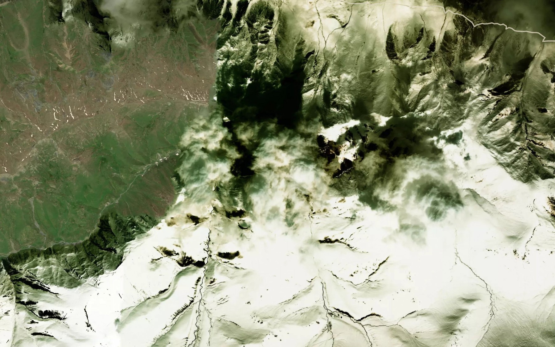 Satellite map of the Kargadzhaylau