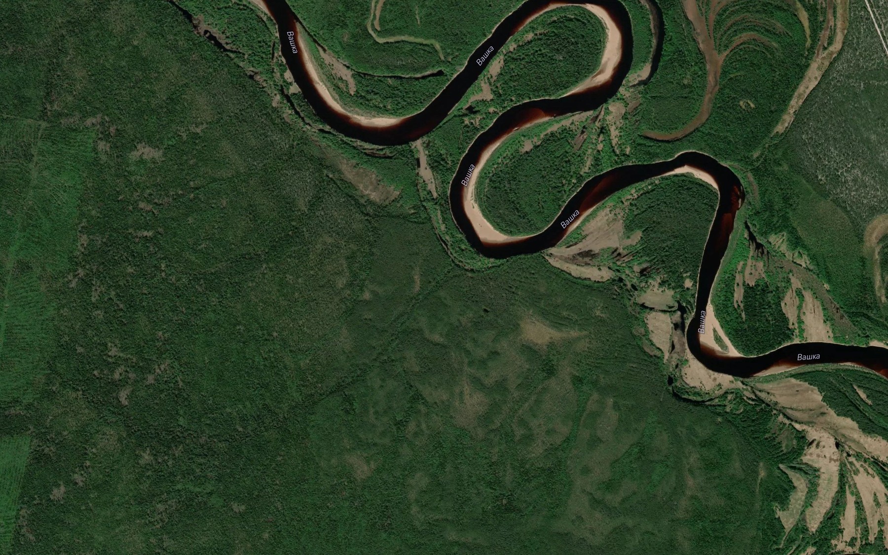 Satellite map of the Mel'nitsa