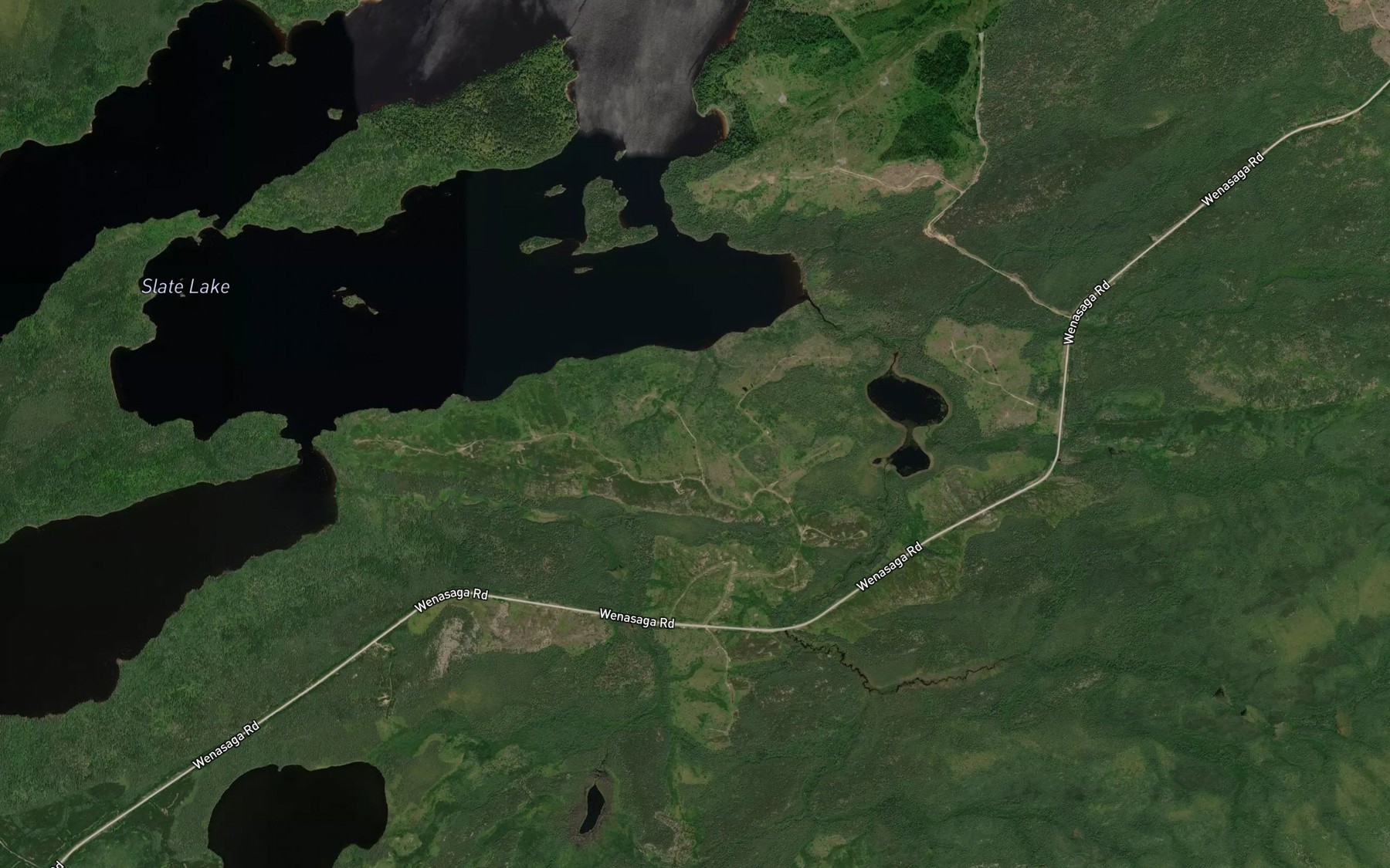 Satellite map of the Sawan Bay