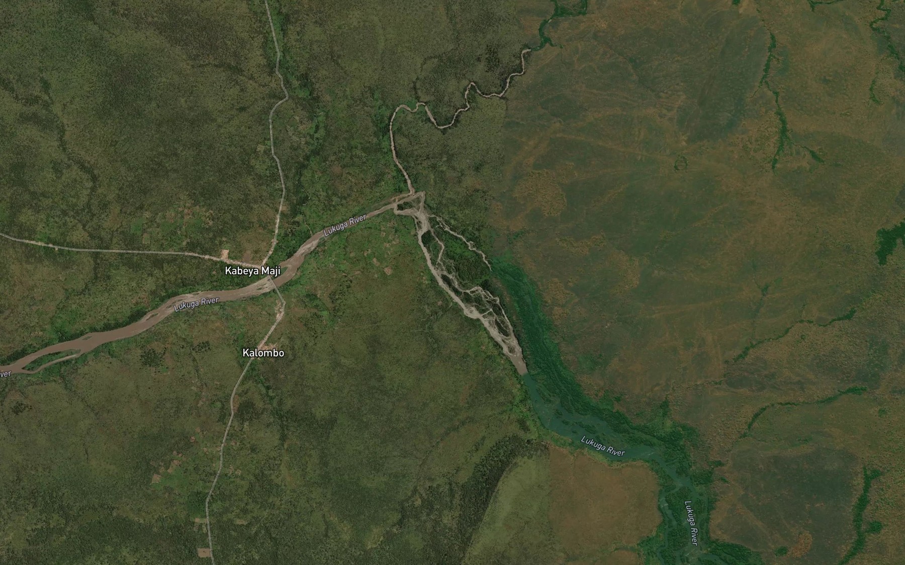 Satellite map of the Chutes Mulimba