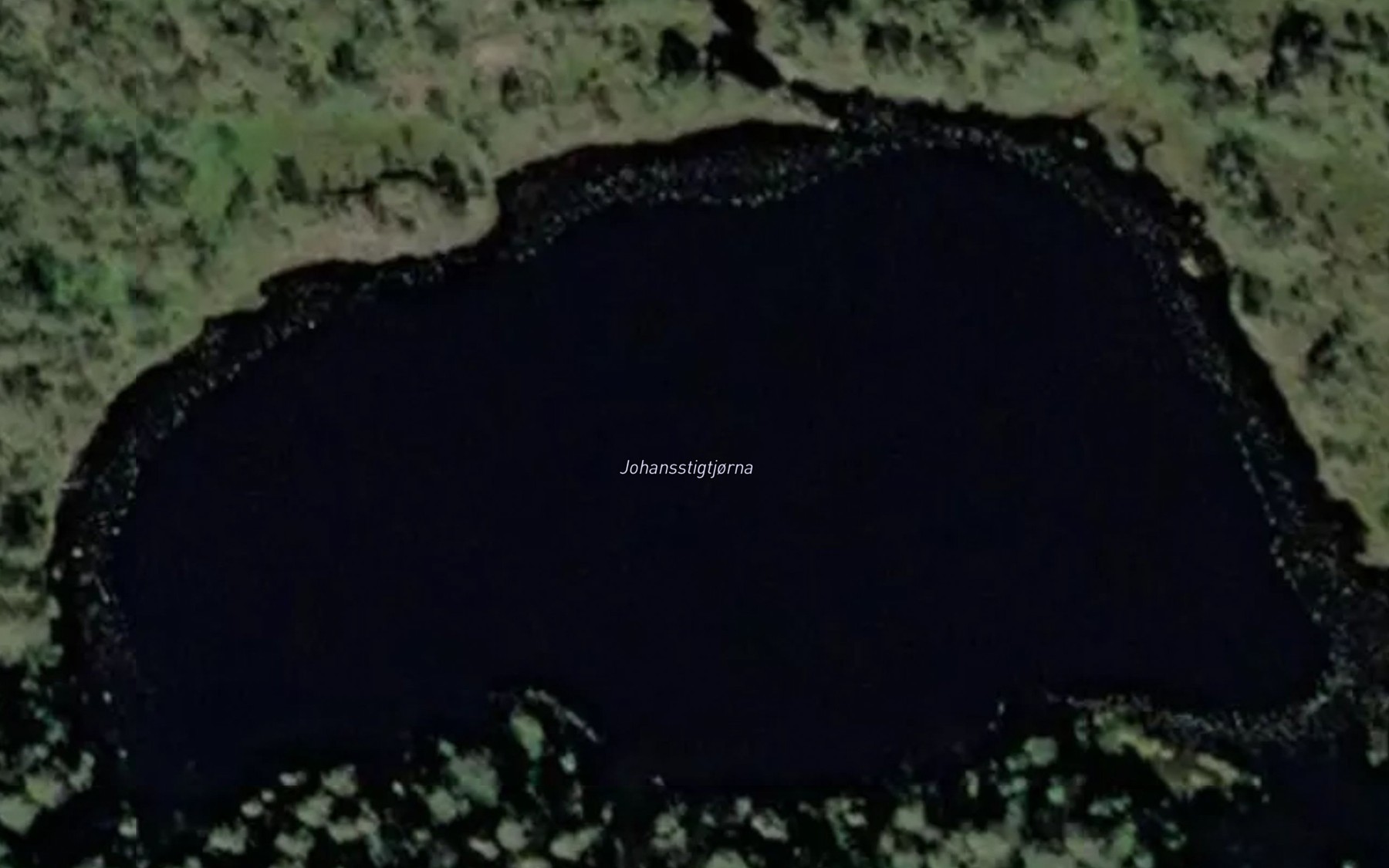 Satellite map of the Johanstitjorna