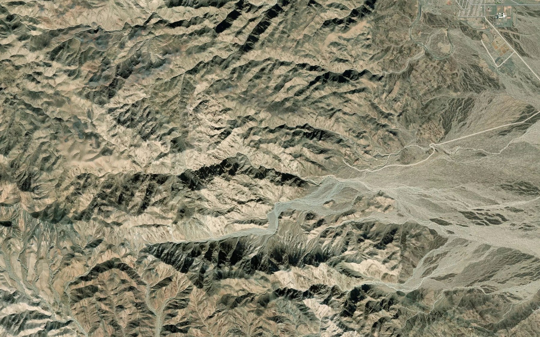Satellite map of the Buzzard Spring