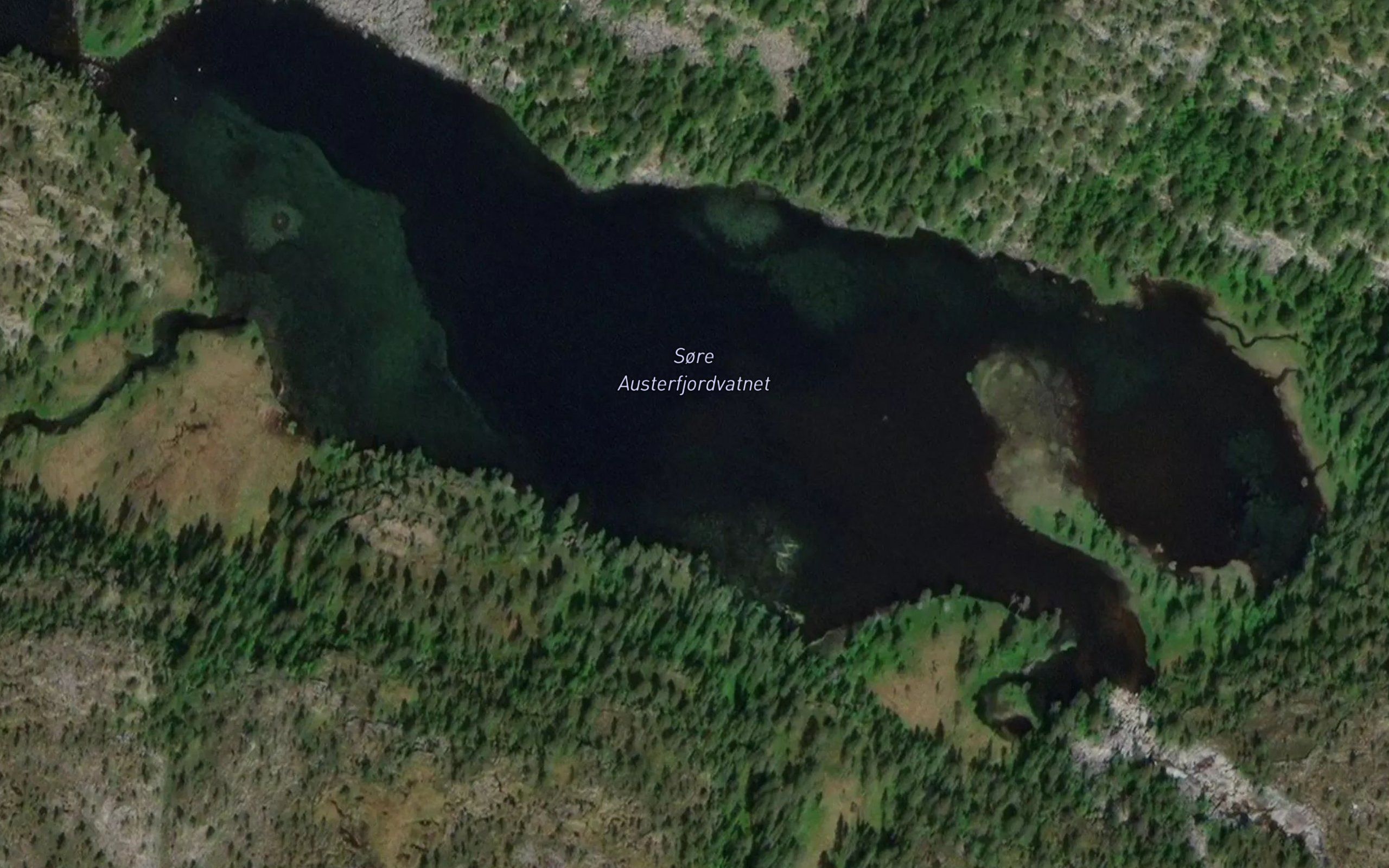 Sore Austerfjordvatnet