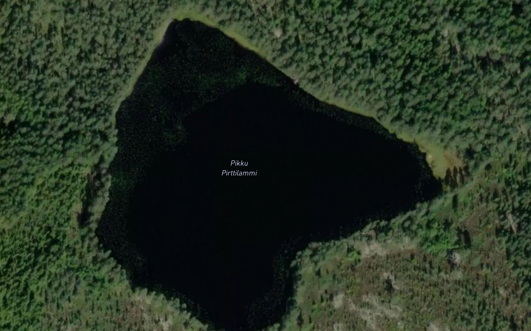 Satellite map of the Pikku Pirttilammi