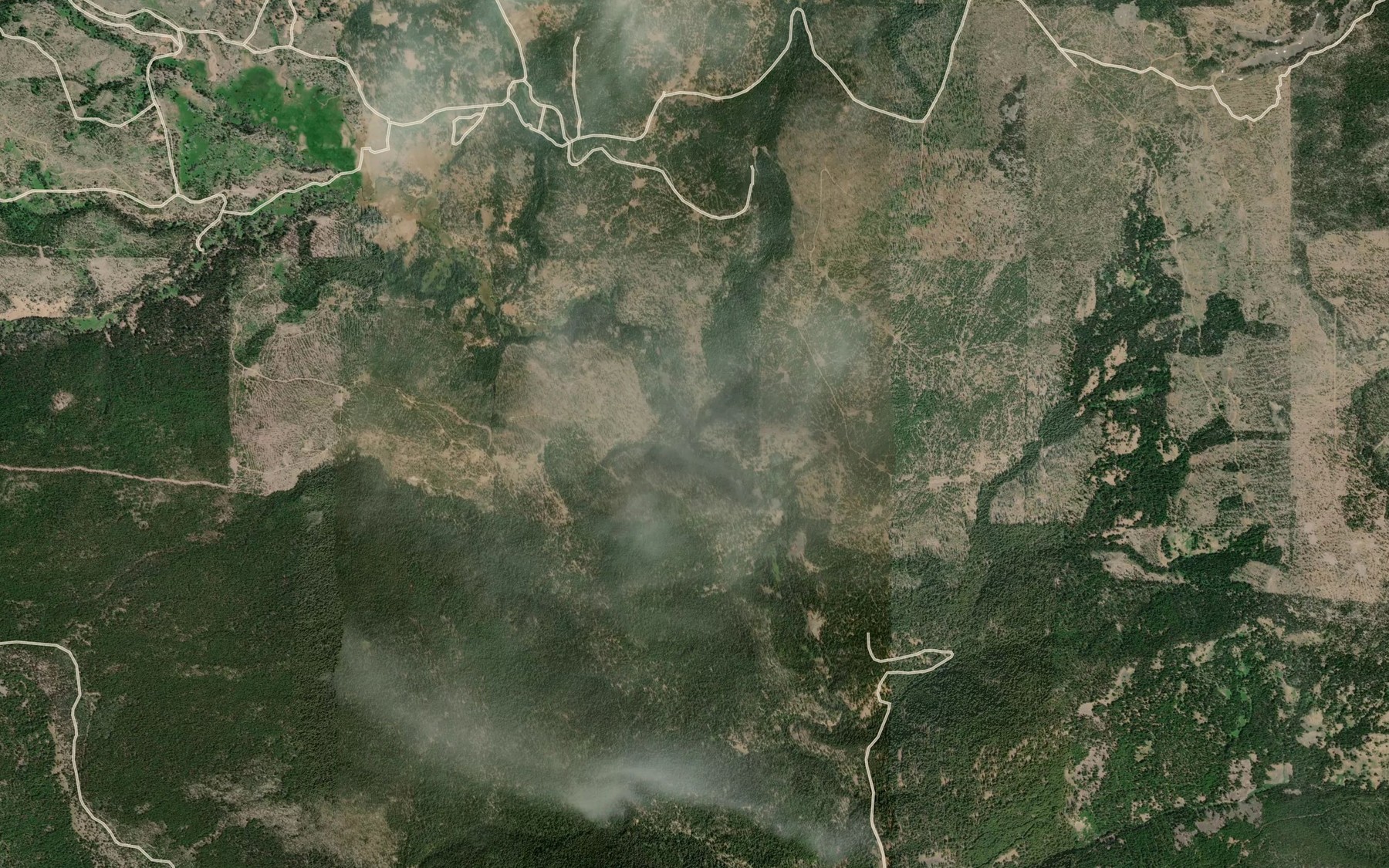 Satellite map of the Cuitin Creek