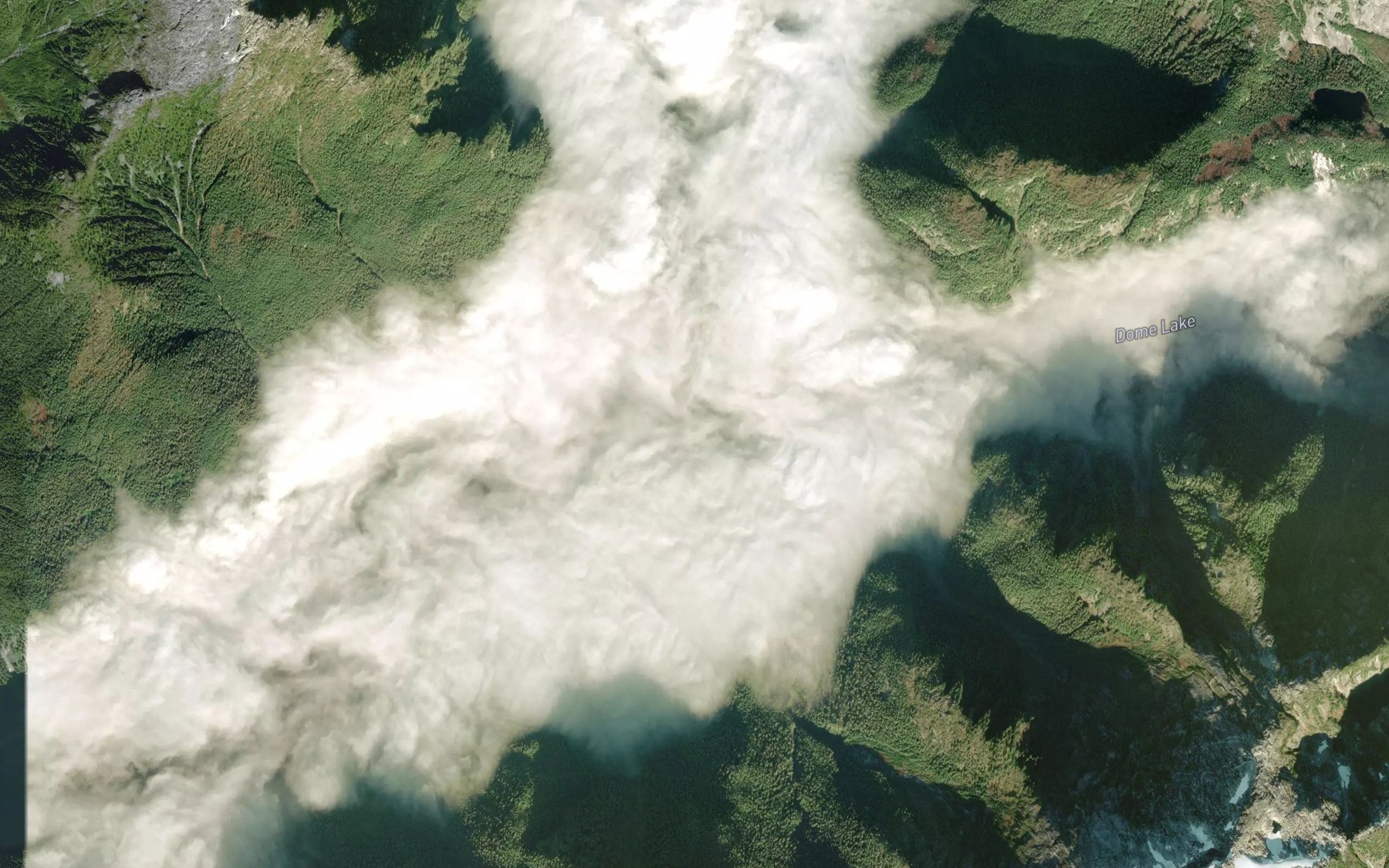 Satellite map of the Head Creek