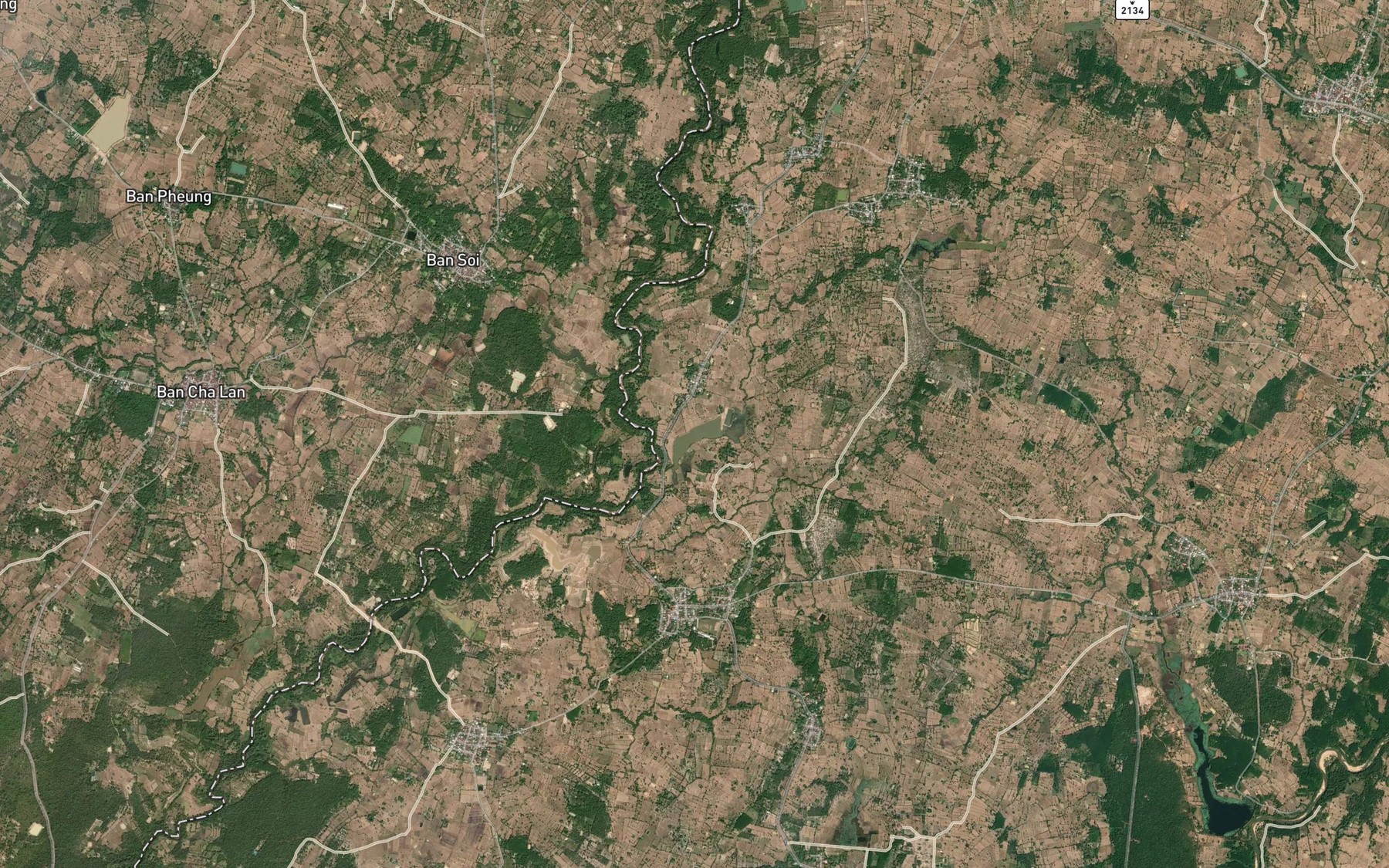 Satellite map of the Ang Kep Nam Phon Ngam