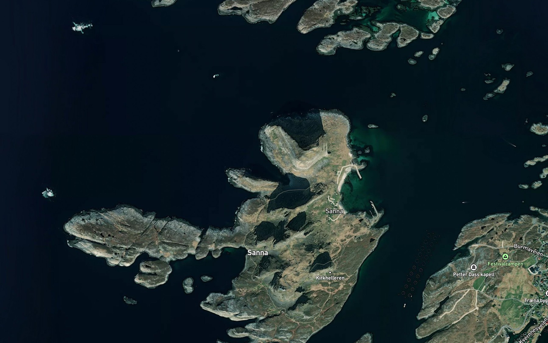 Satellite map of the Heimer-Novvikja