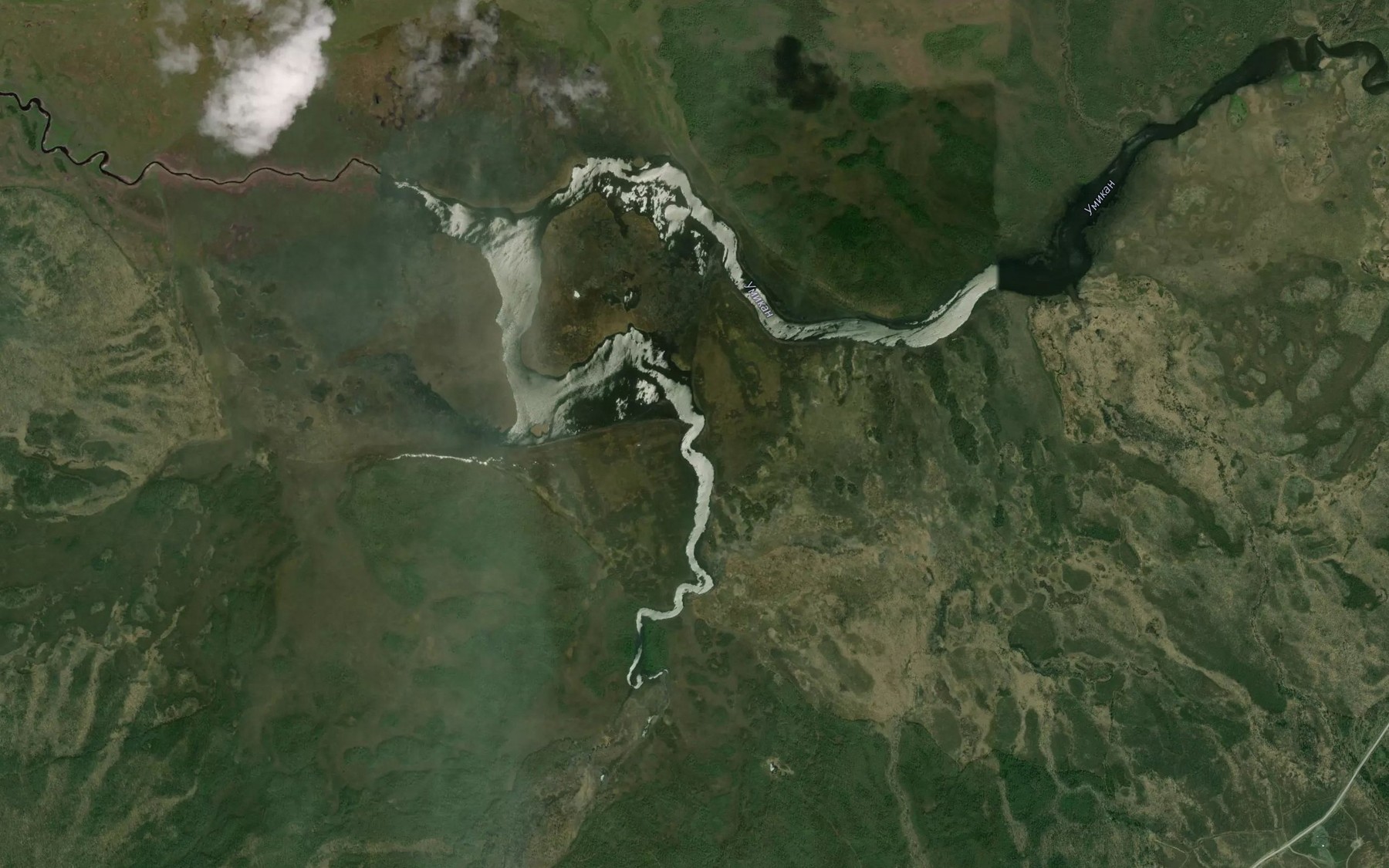 Satellite map of the Umikan-Khosomi