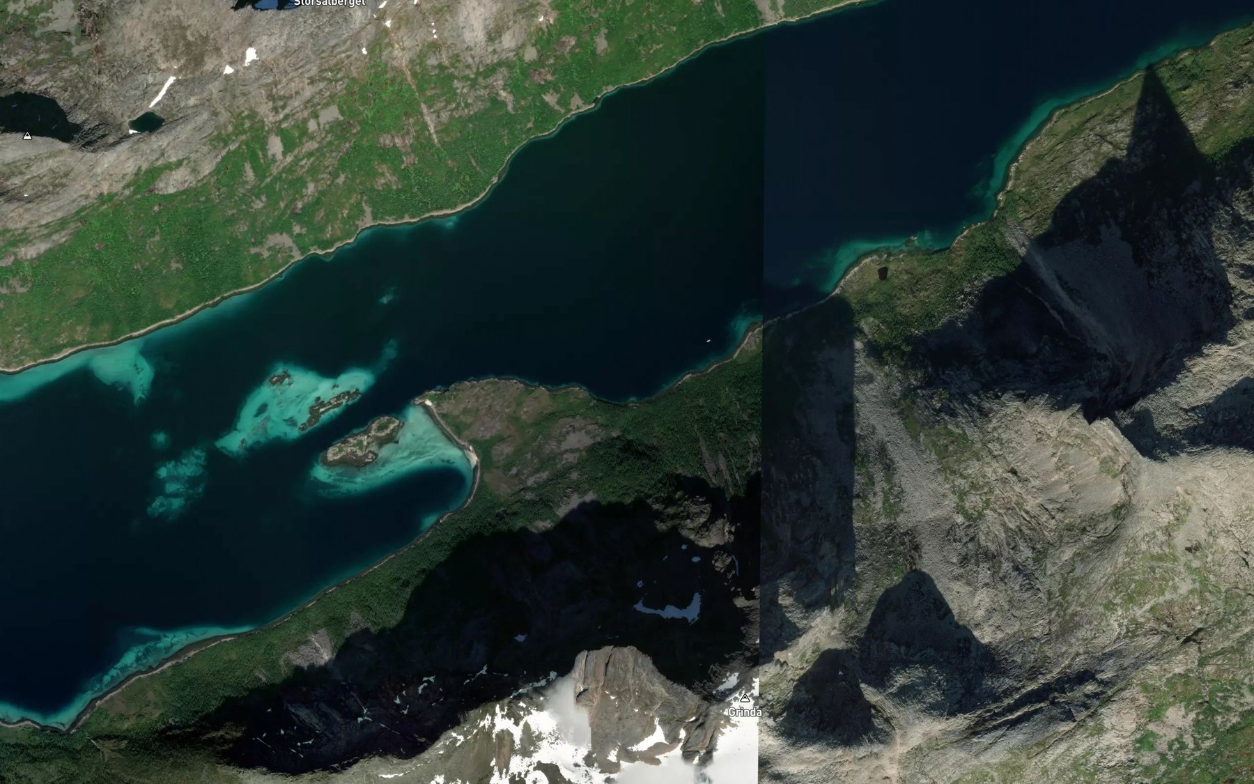 Satellite map of the Klubbholla