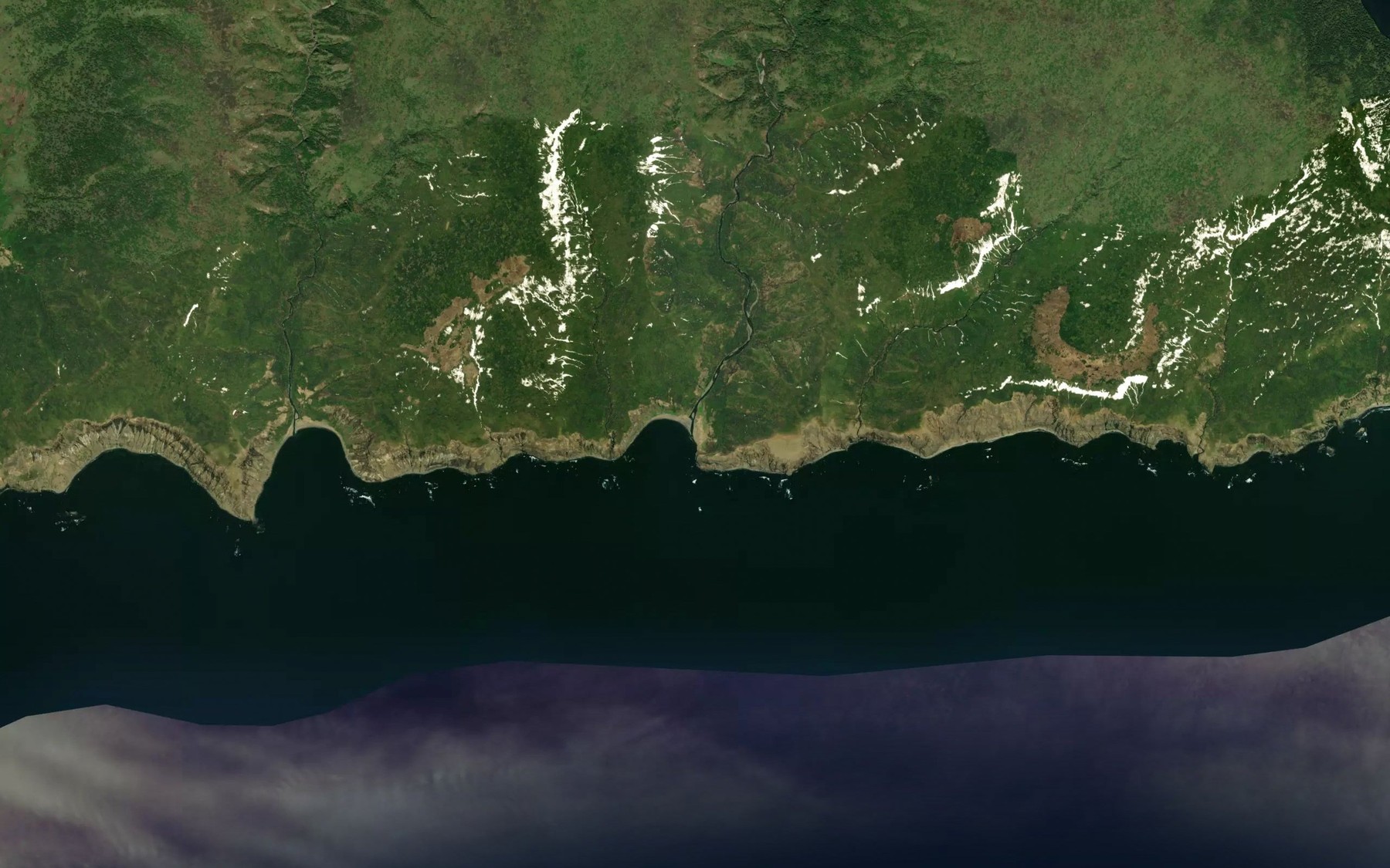 Satellite map of the Utinaya