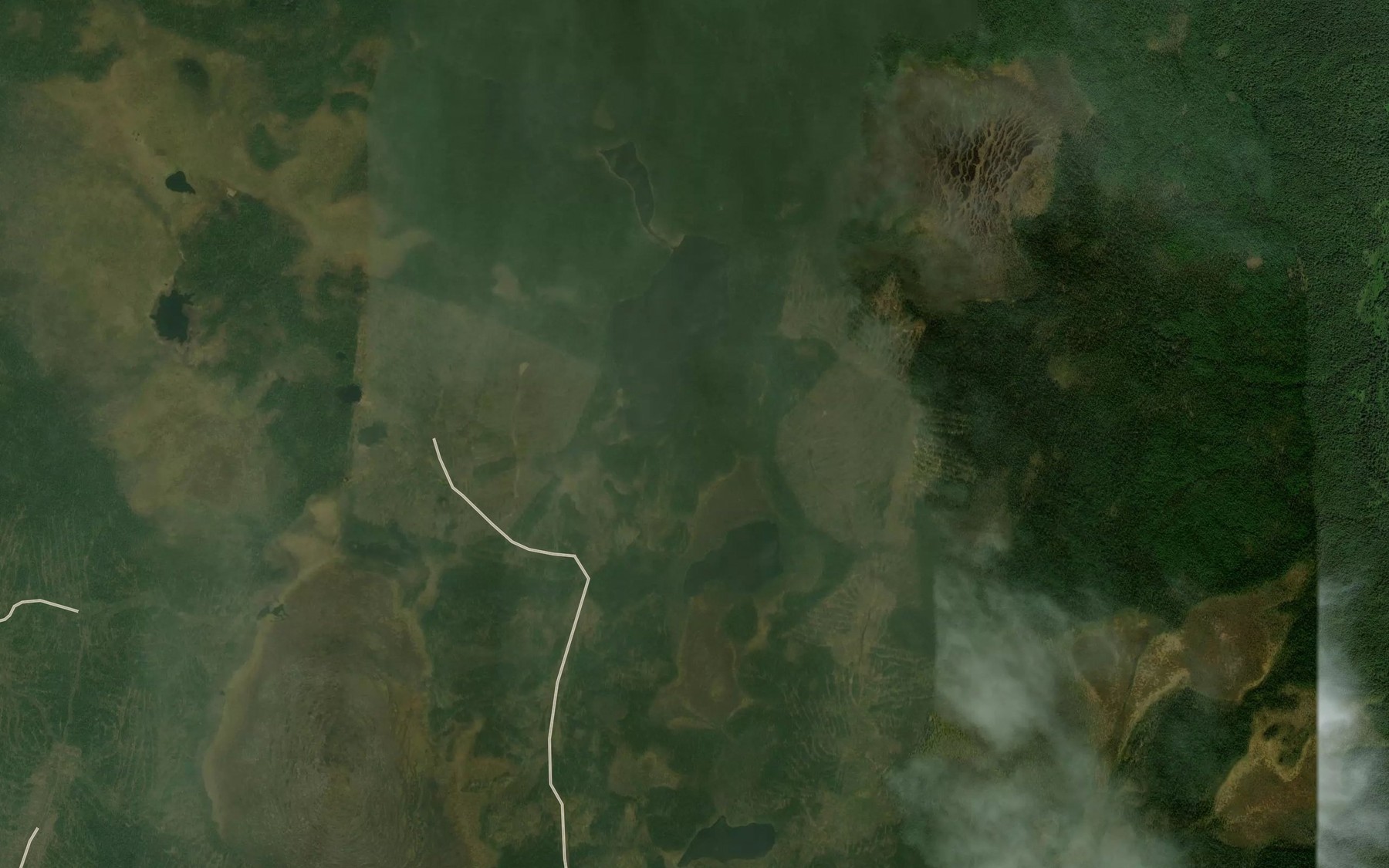 Satellite map of the Ozero Zimino