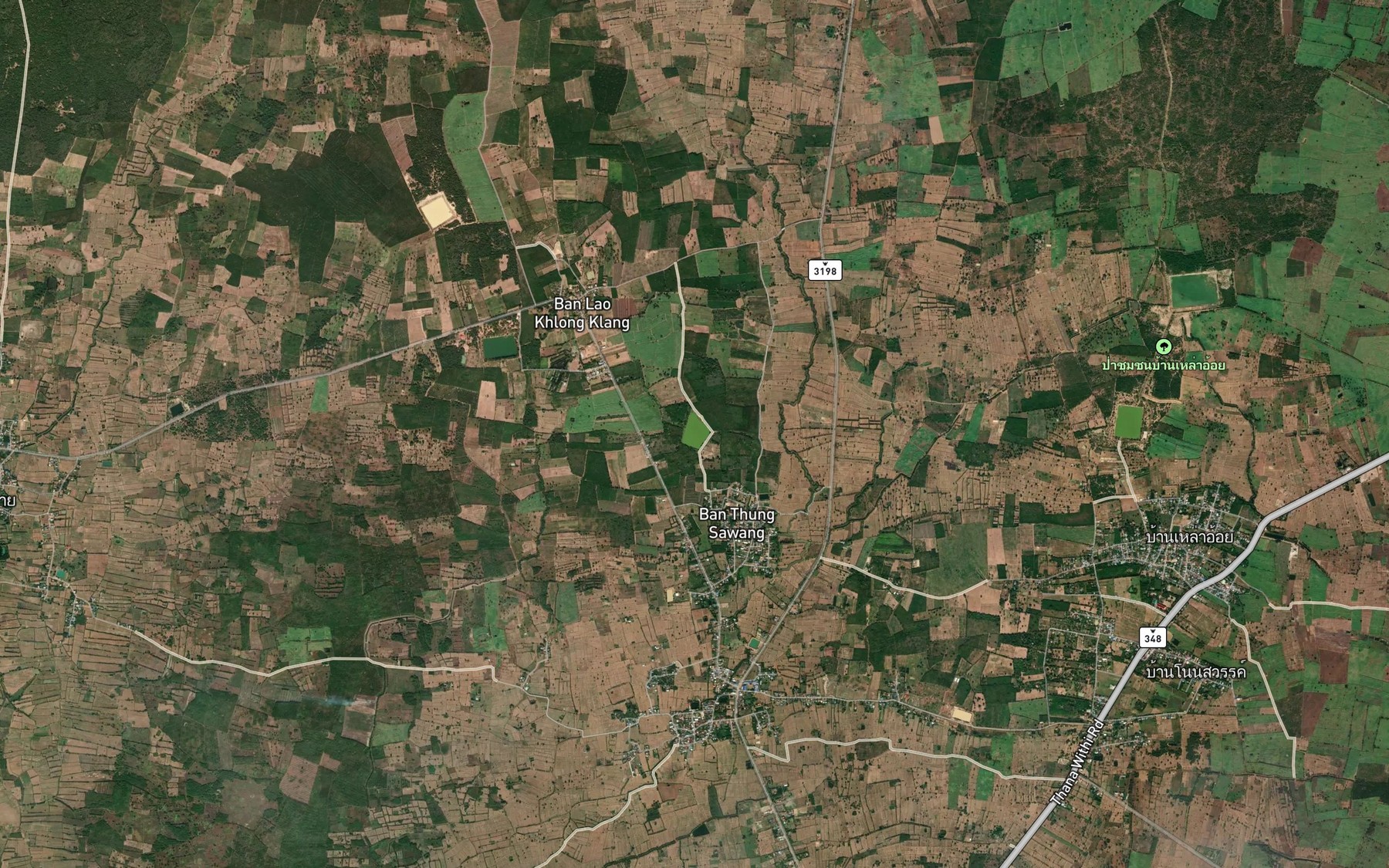Satellite map of the Sa Nam Ban Lao Khlong Klang
