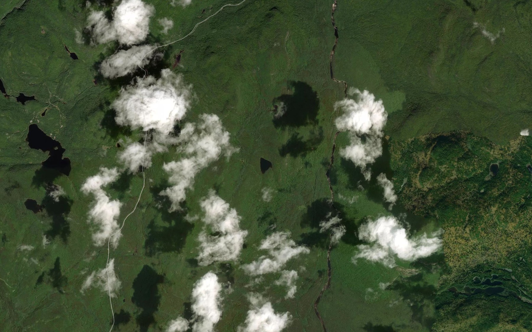Satellite map of the Lac Benoit