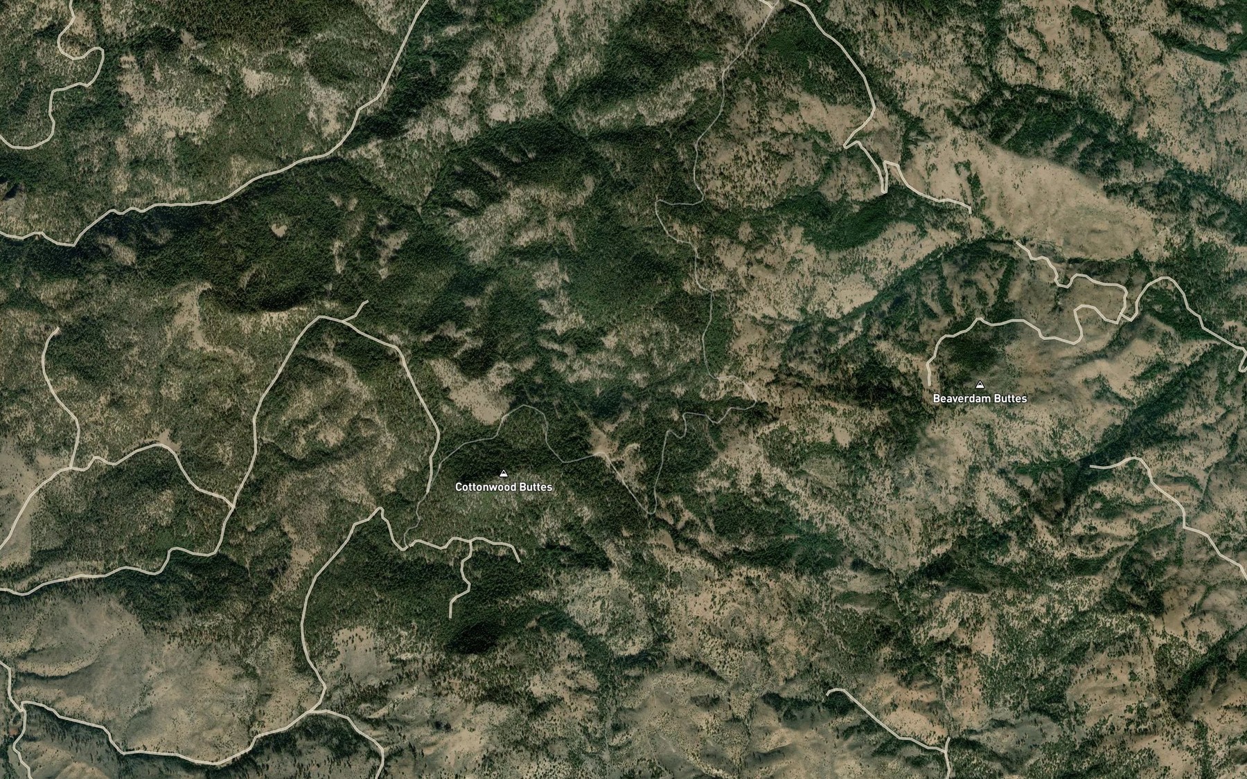 Satellite map of the South China Spring