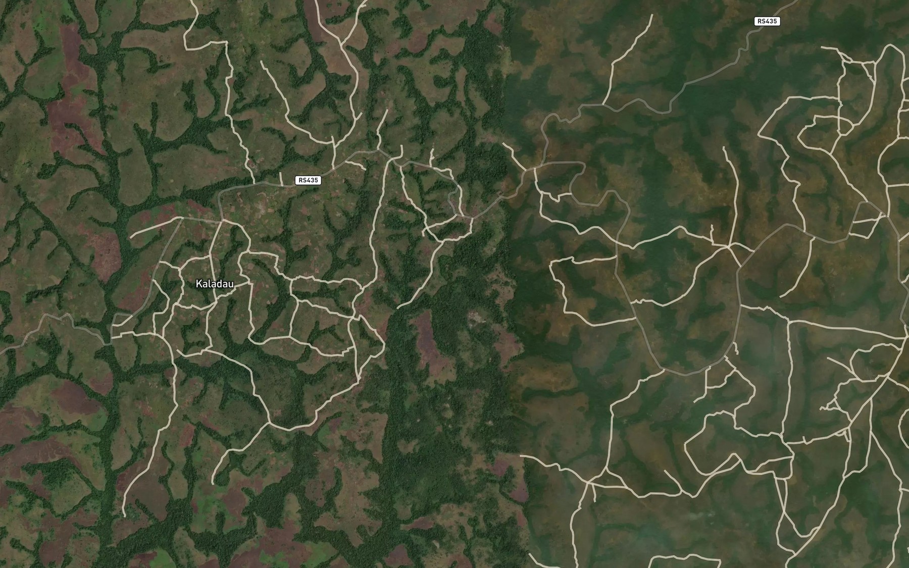Satellite map of the Arua