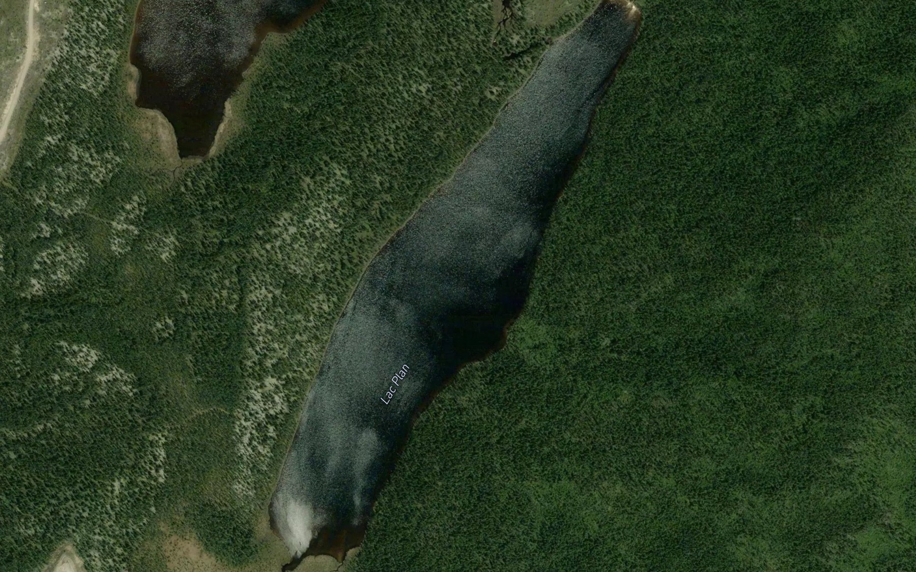 Satellite map of the Lac Plan