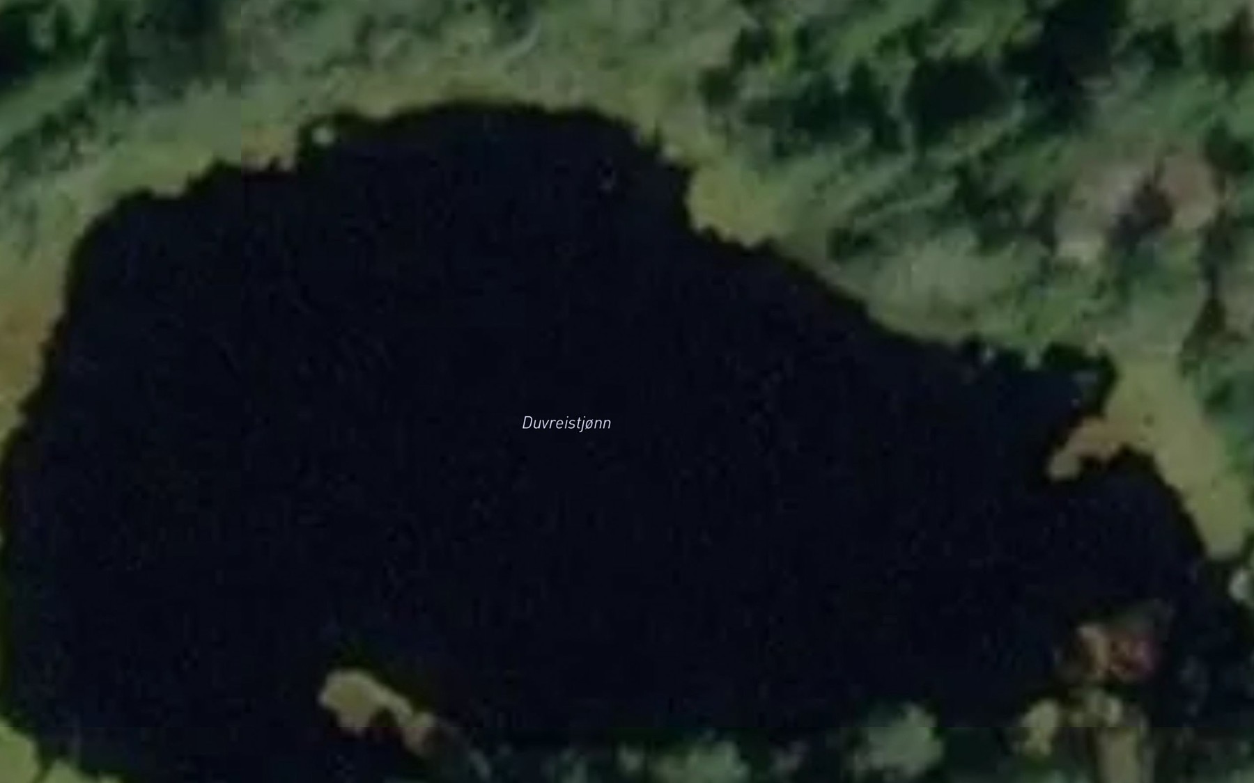 Satellite map of the Duvreistjonn